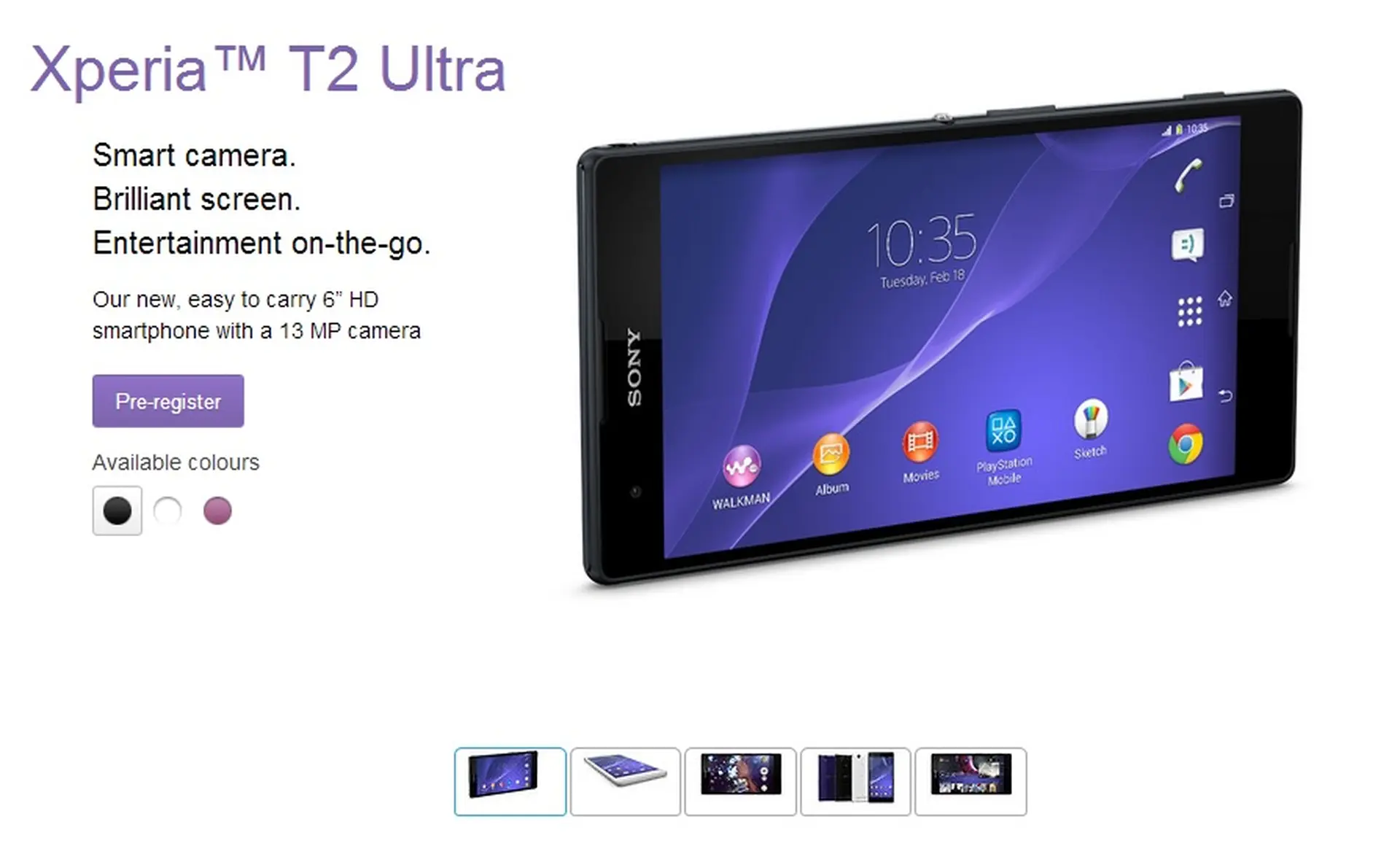 Sony Xperia T2 Ultra được cấp giấy chứng nhận cập nhật hệ điều hành Lollipop