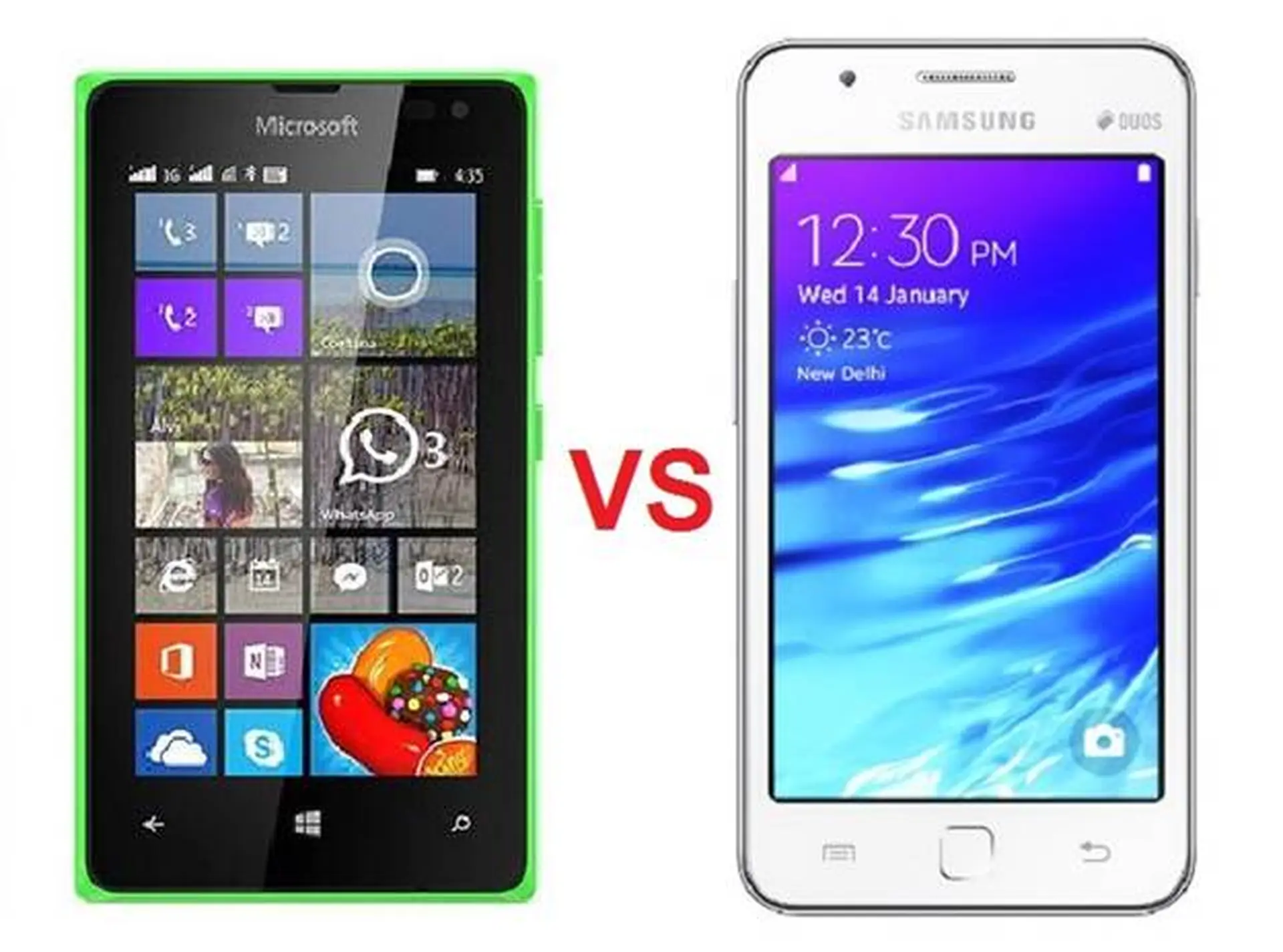 Nên mua Samsung Z1 Tizen hay Lumia 435