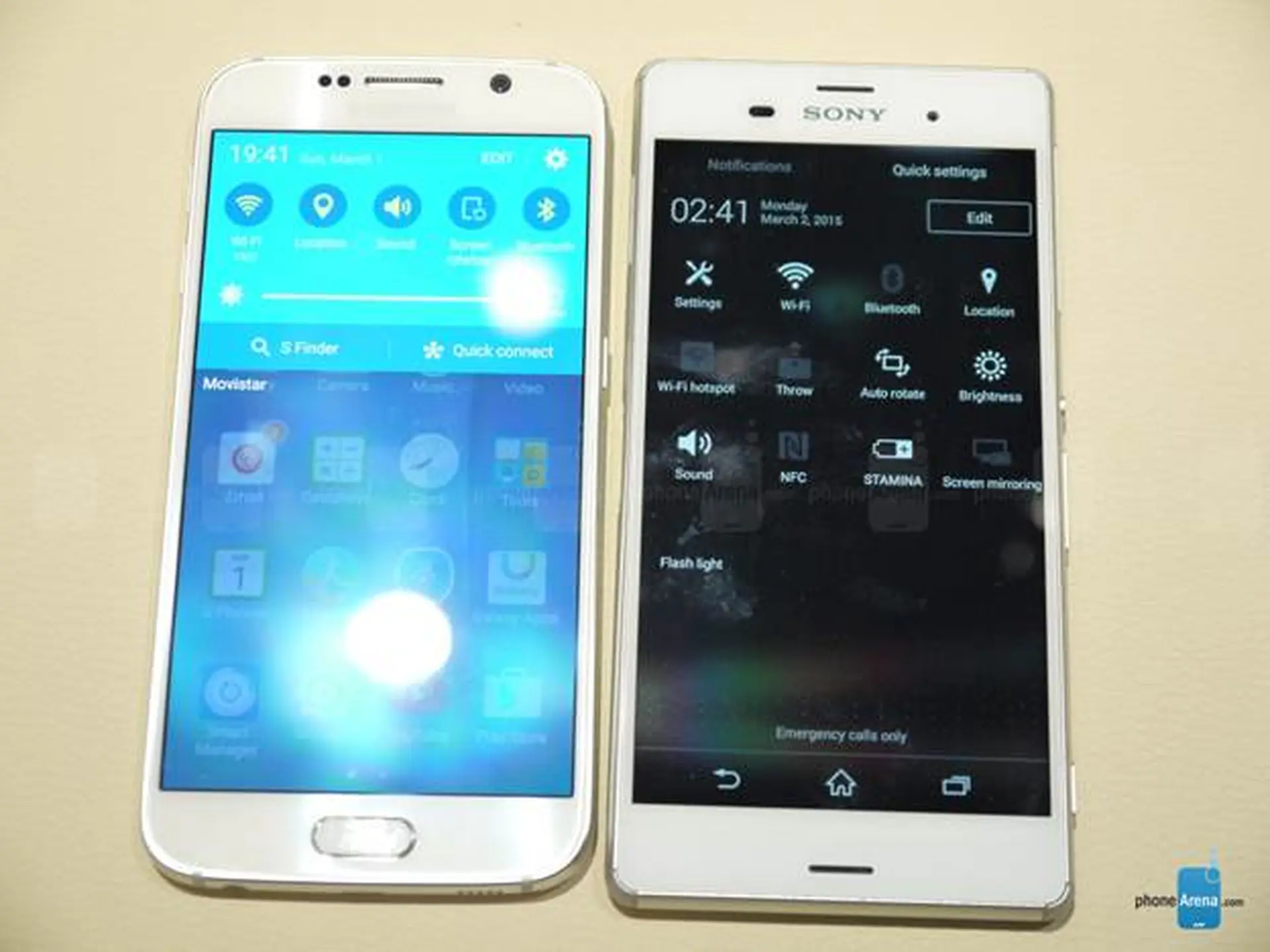 Siêu phẩm đối đầu: Samsung Galaxy S6 và Sony Xperia Z3