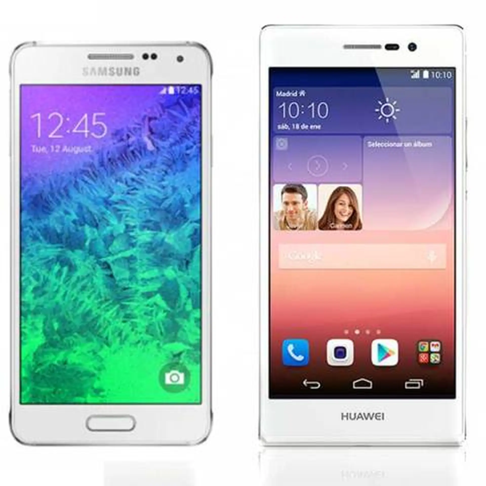 So sánh Samsung Galaxy Alpha vs Huawei Ascend P7
