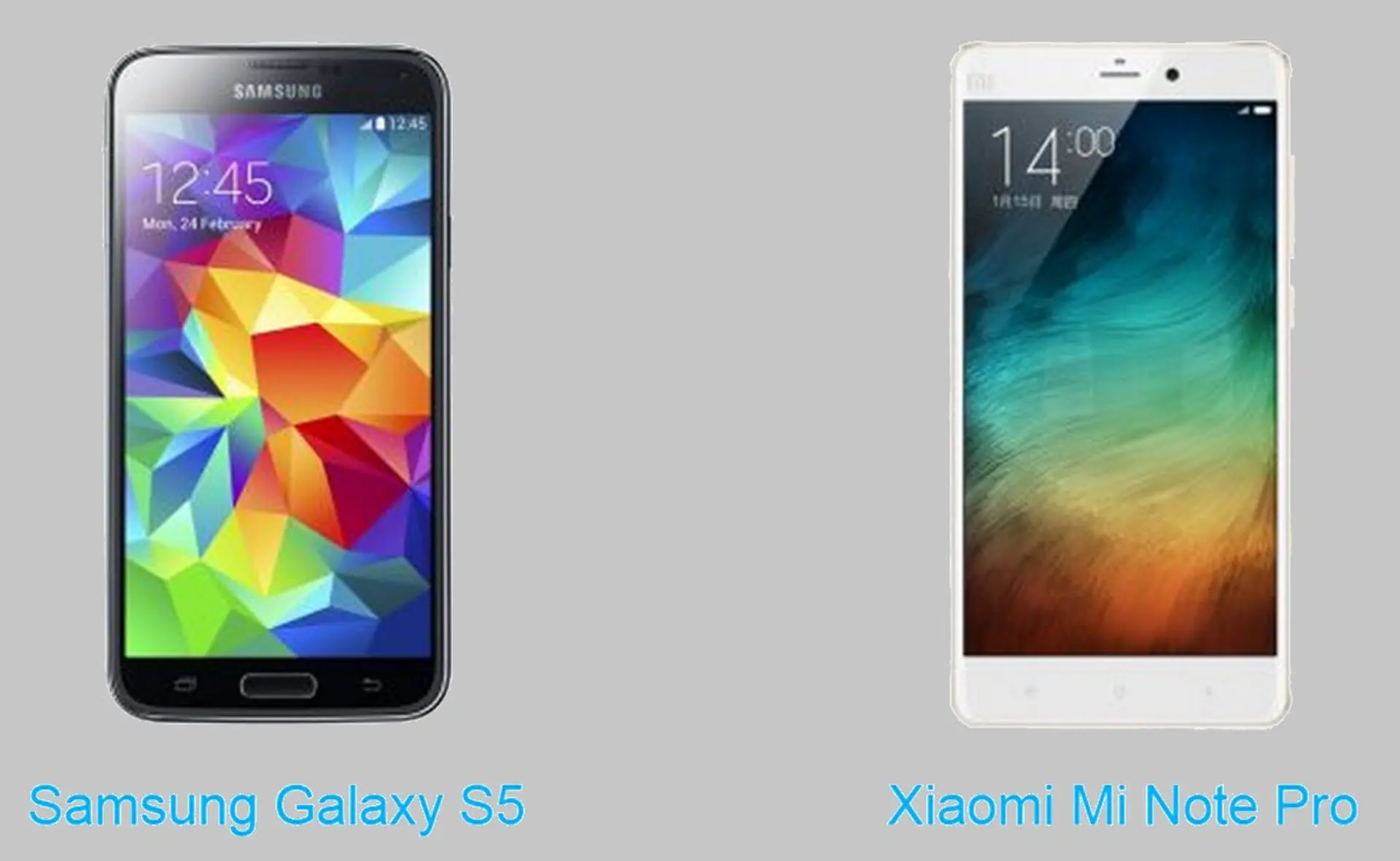 Nên chọn Samsung Galaxy S5 hay Xiaomi Mi Note Pro?