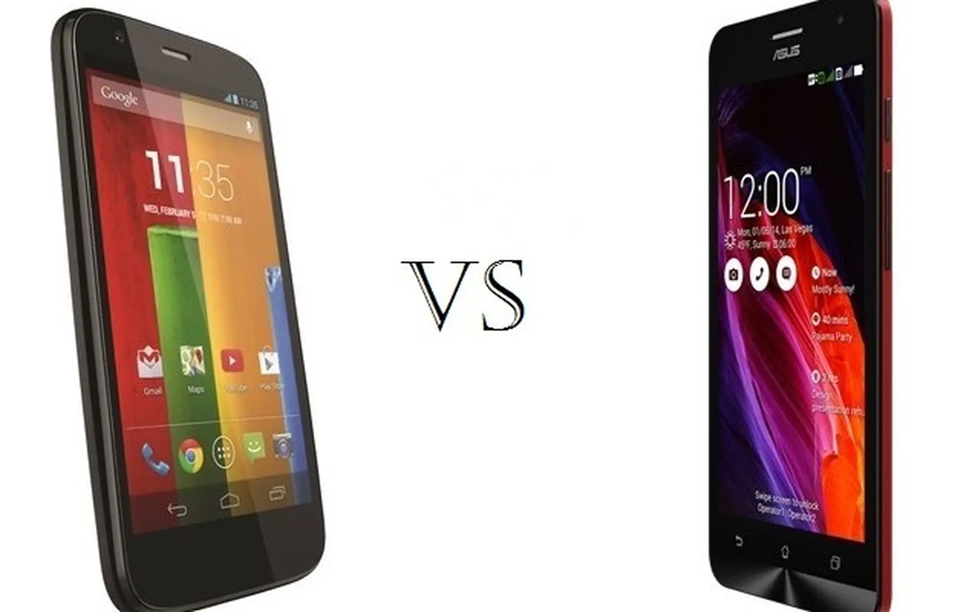 So sánh chi tiết Asus Zenfone 2 với Moto G 2014