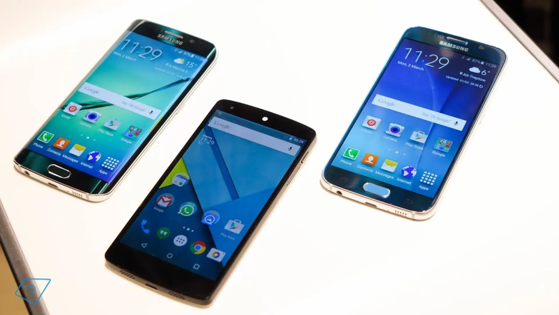 So sánh Samsung Galaxy S6 vs S6 Edge vs Nexus 5
