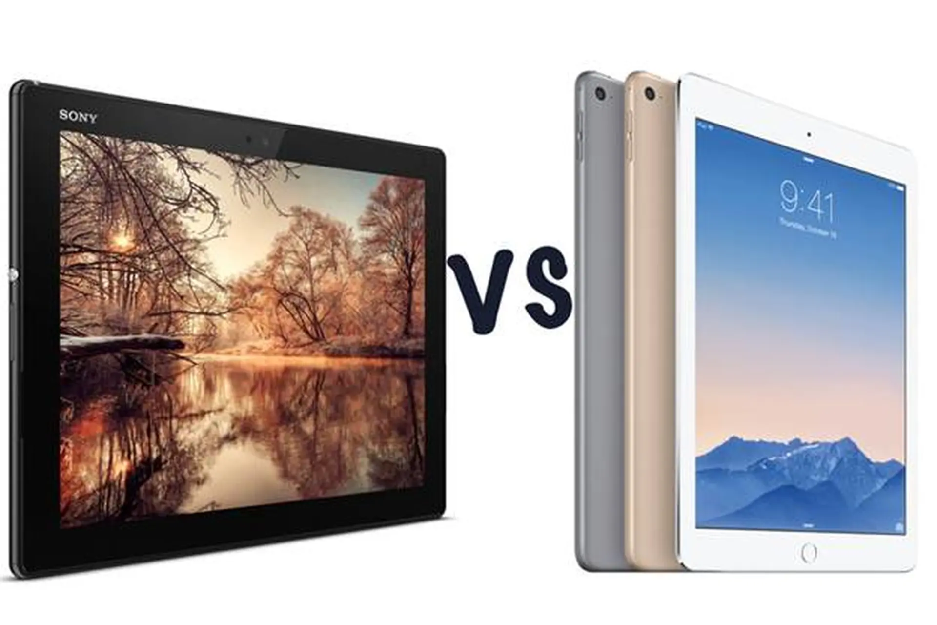 Đâu là sự khác biệt giữa Sony Xperia Z4 Tablet và iPad Air 2?