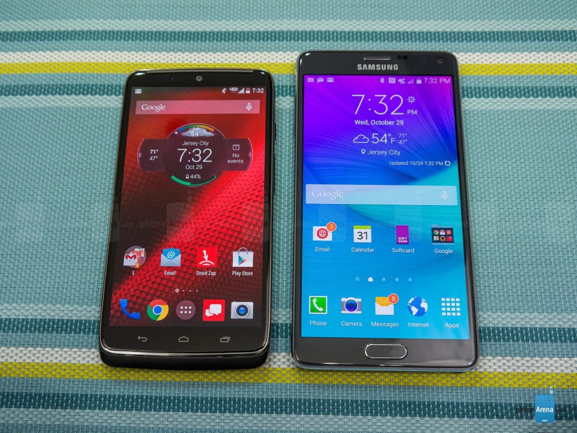 Nên chọn Droid Turbo hay Galaxy Note 4: Về thiết kế, màn hình và camera