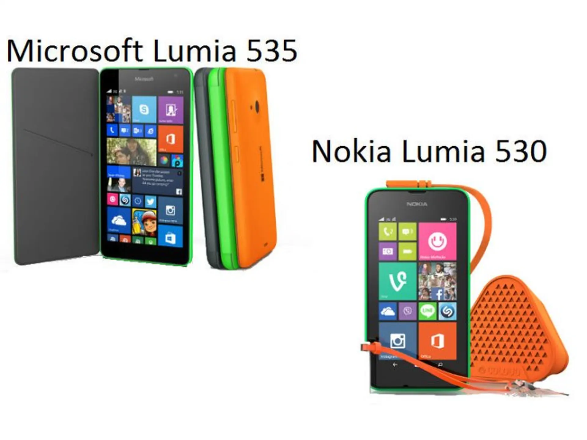 So sánh Lumia 530 với Lumia 535: Sự chuyển giao quyền lực từ Nokia sang Microsoft