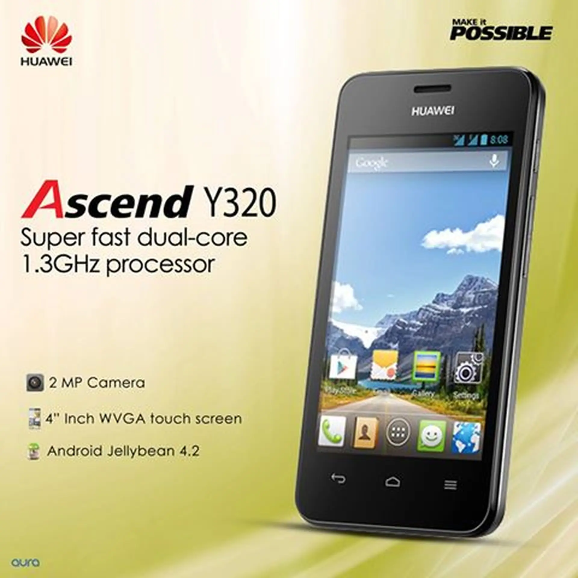 Huawei Ascend Y320 sự lựa chọn trong phân khúc giá rẻ