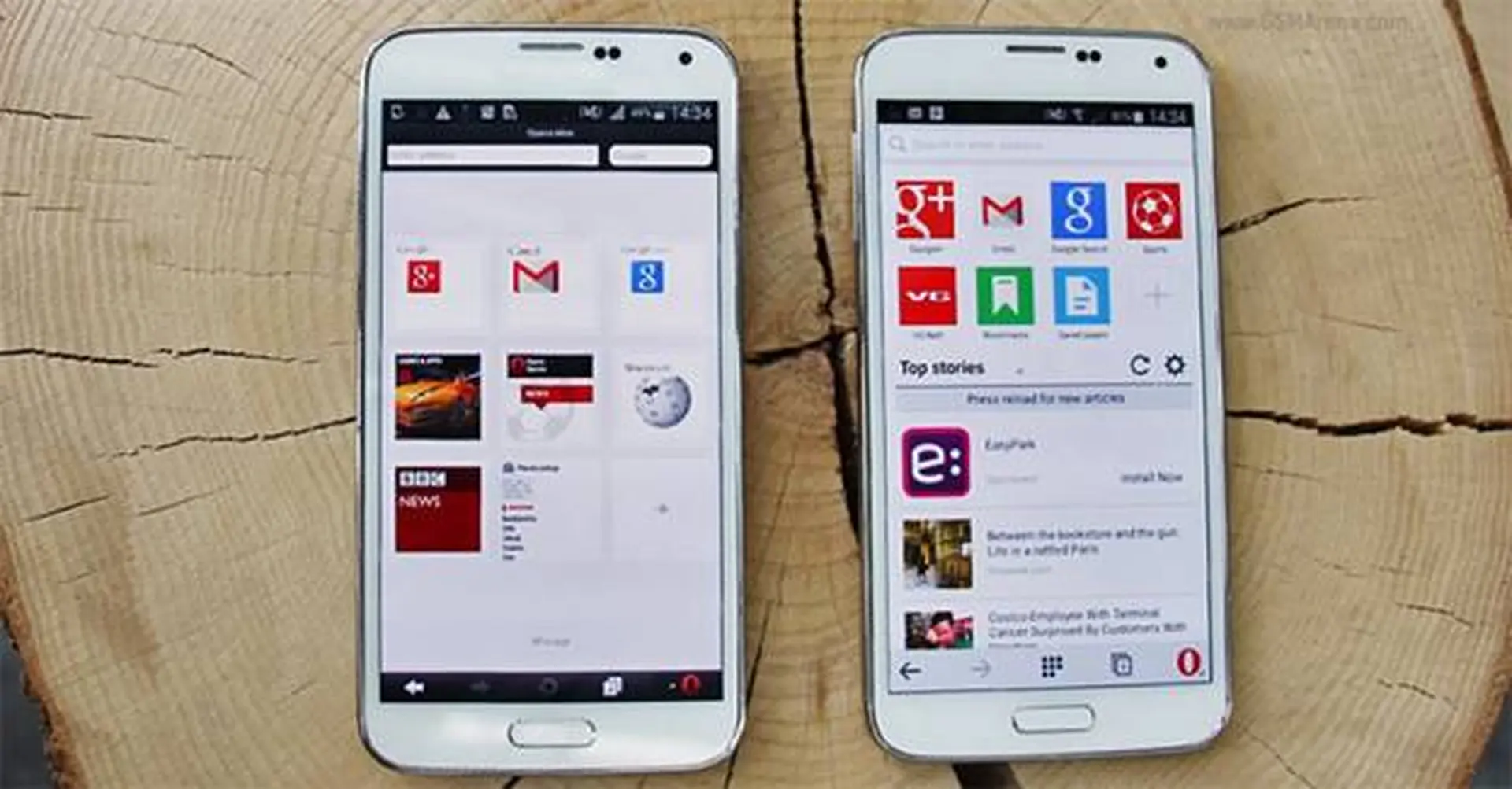 Opera Mini phiên bản mới cho Android được cải tiến giao diện người dùng
