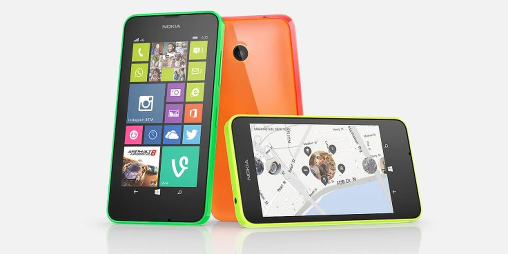 So sánh 2 mẫu điện thoại giá mềm Nokia Lumia 520 vs Microsoft Lumia 435 