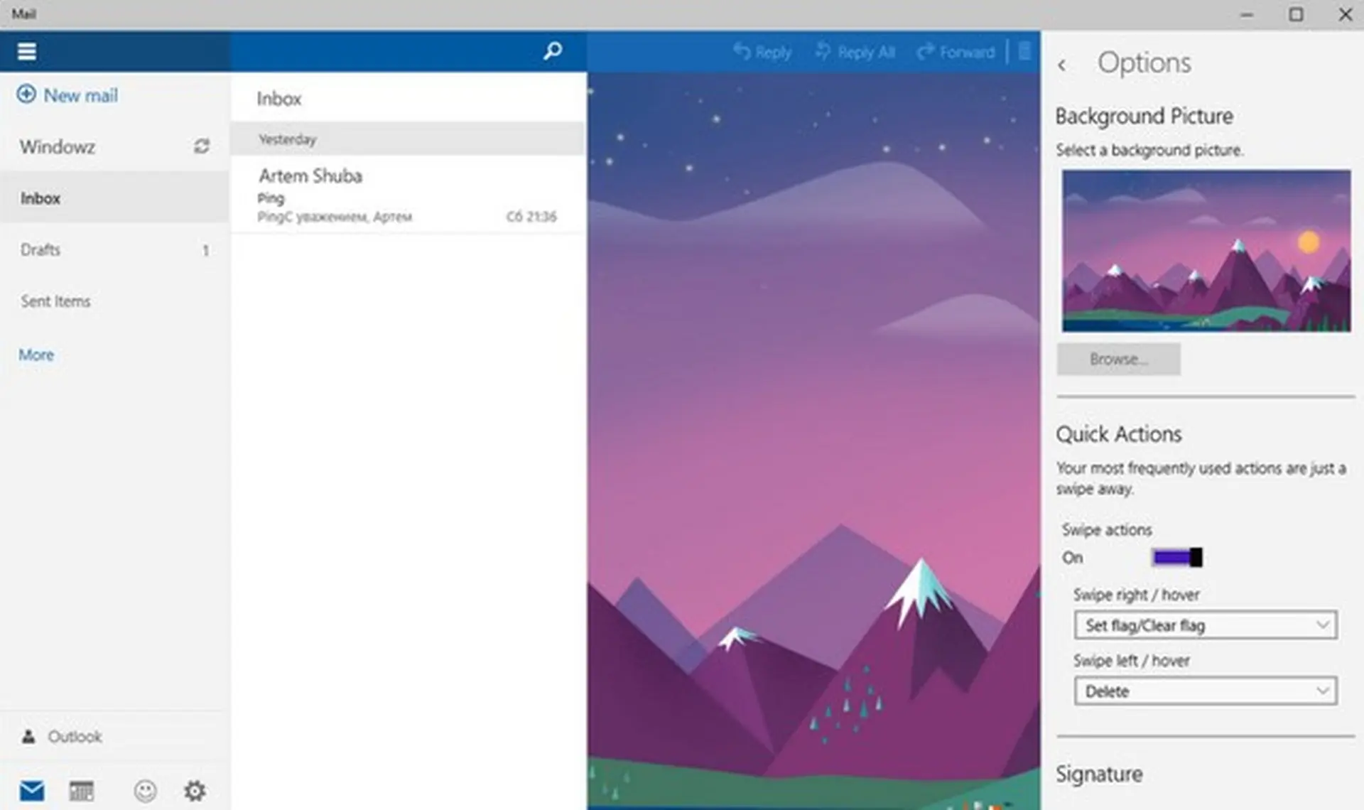 “Sang vành mắt” với ứng dụng lịch và mail mới trên Windows 10 build 10051 vì quá đẹp