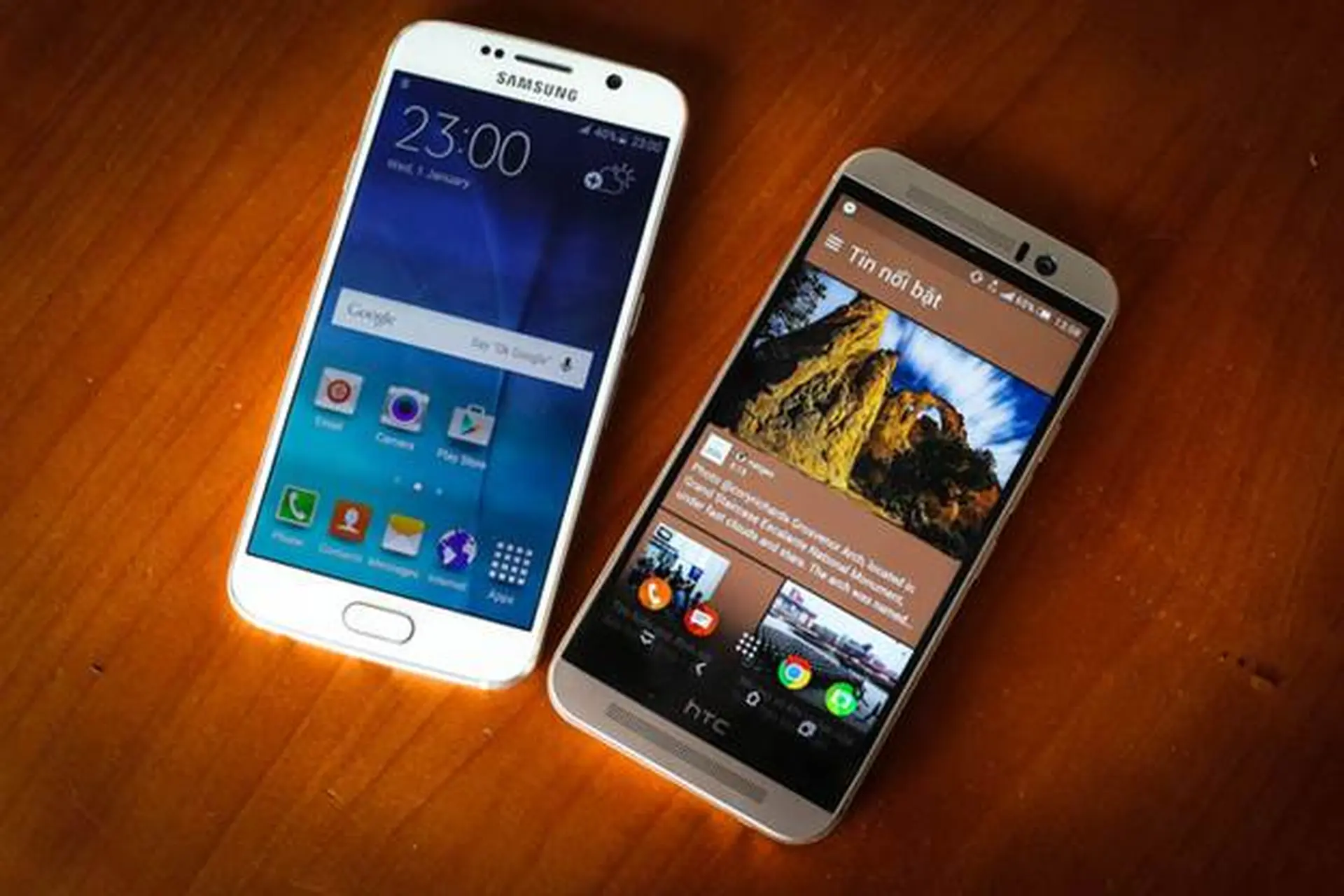 Samsung Galaxy S6 và HTC One M9, nào mình cùng sánh đôi