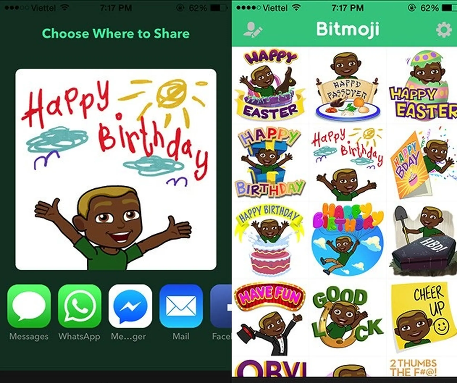 Thể hiện phong cách của bạn với ứng dụng Bitmoji Keyboard