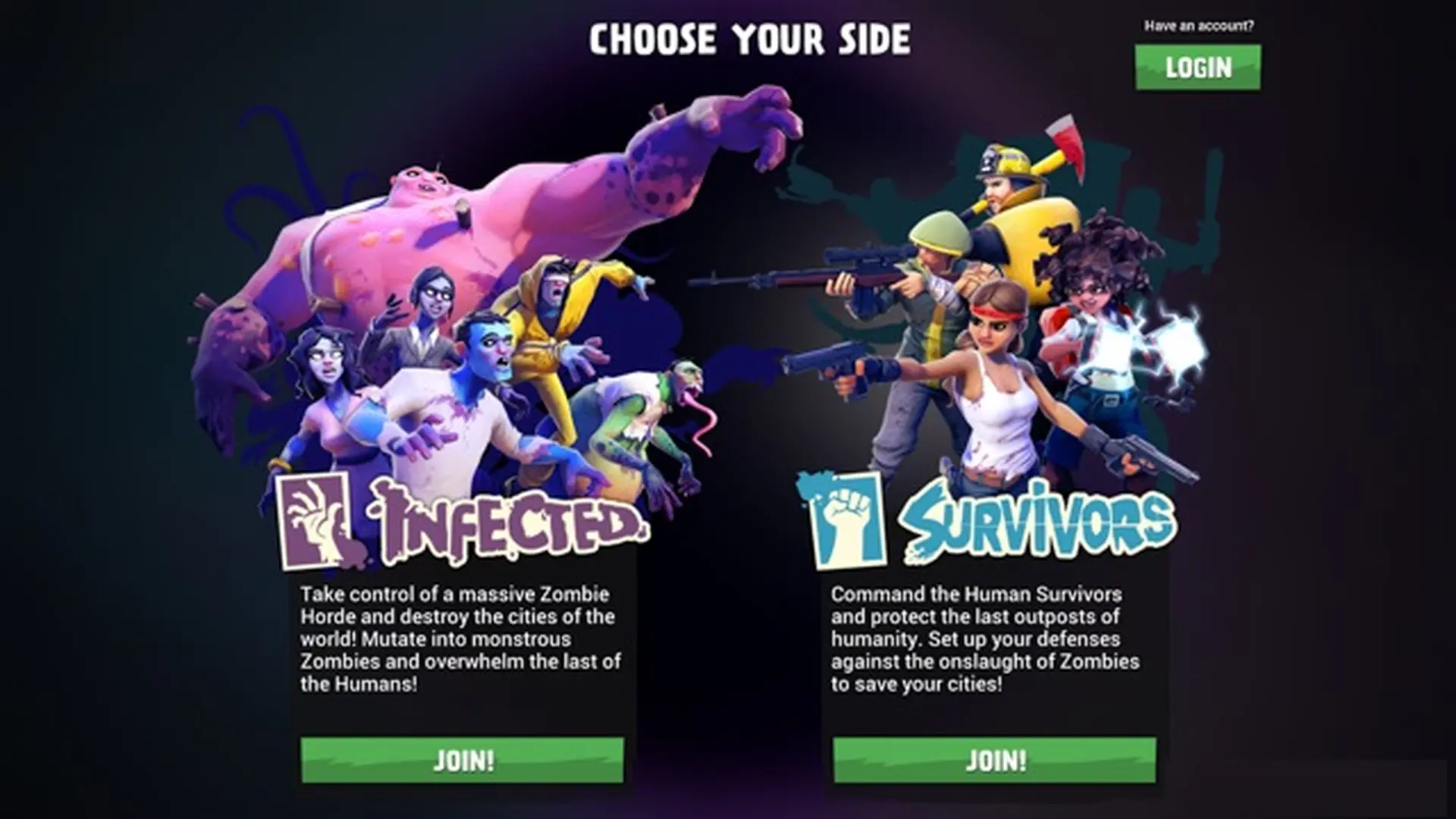 Game World Zombination sự xâm lăng của Zombie  