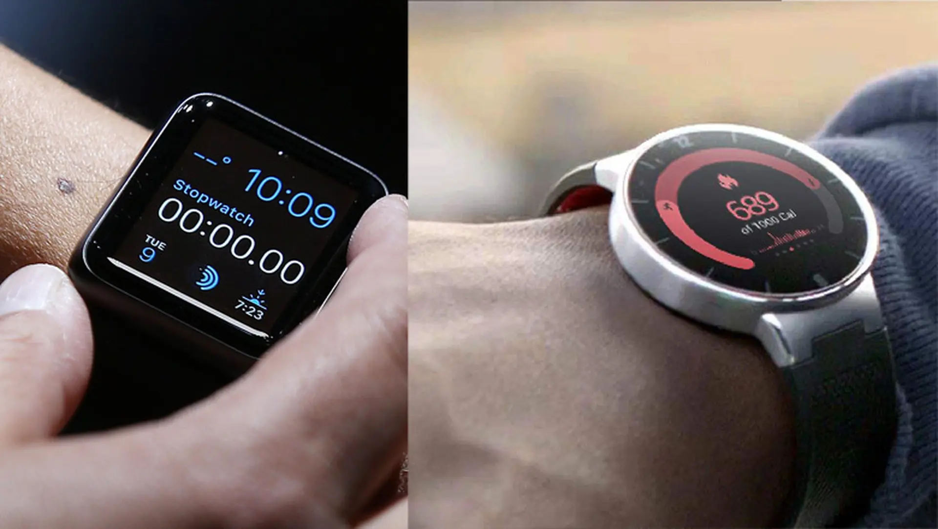 So sánh giá và một vài tính năng Apple Watch với Alcatel OneTouch Watch