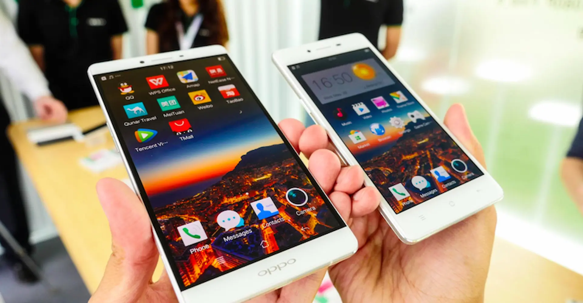 Ngắm bộ đôi Oppo R7 và R7 Plus-Thúy Vân, Thúy Kiều trong làng Smartphone