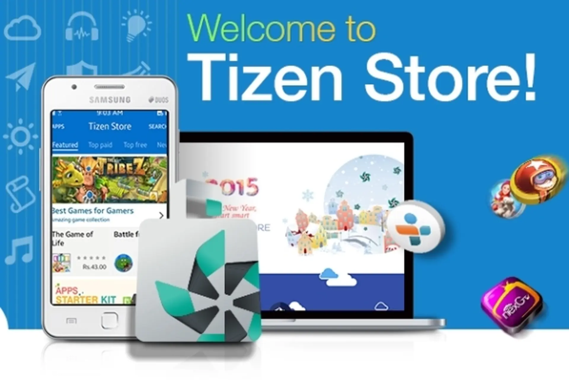 Kho ứng dụng Tizen Store được Samsung cho ra mắt