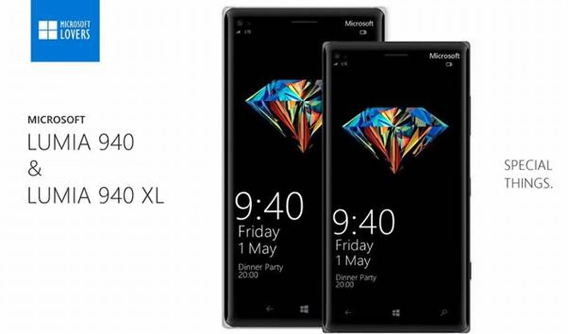 Bộ đôi Microsoft Lumia 940 và Microsoft Lumia 940 XL “lung linh” trong hình ảnh mới