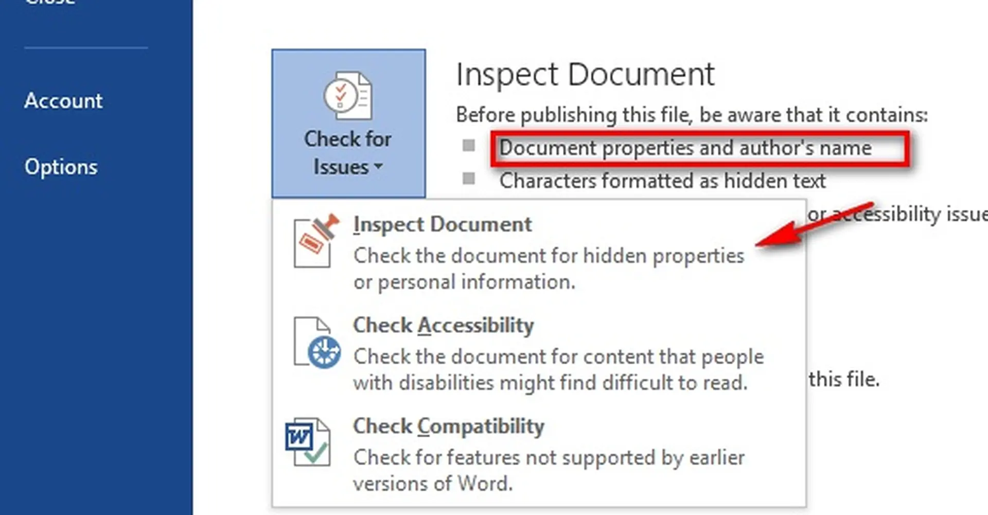 3 cách xoá bỏ siêu dữ liệu metadata trong Office 2013