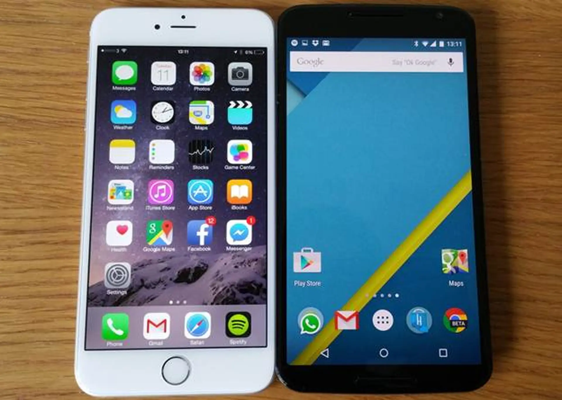 Ưu nhược điểm của bộ đội iPhone 6 Plus và Google Nexus 6