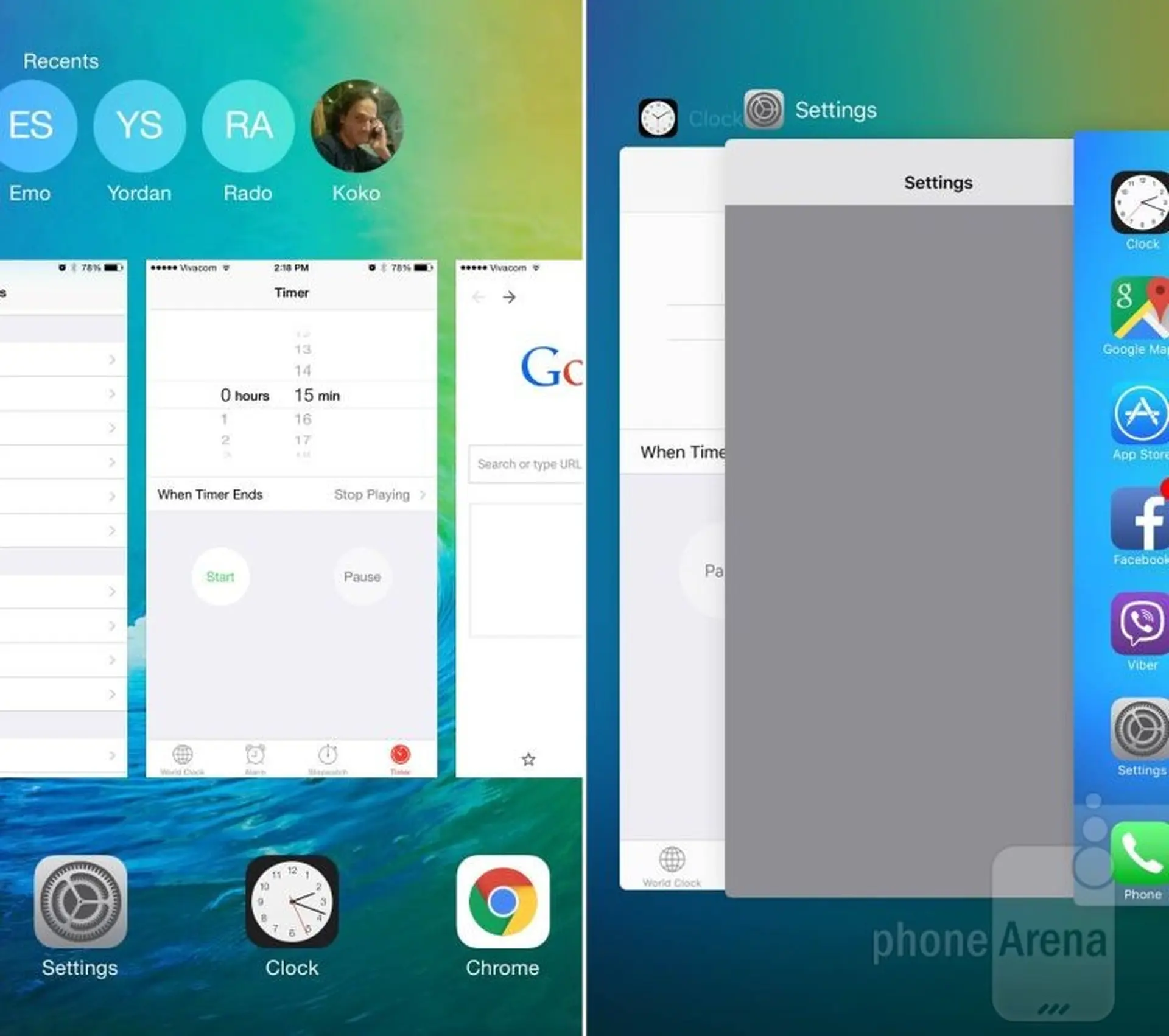 Những thay đổi từ hệ điều hành iOS 8.3 lên iOS 9 thông qua hình ảnh