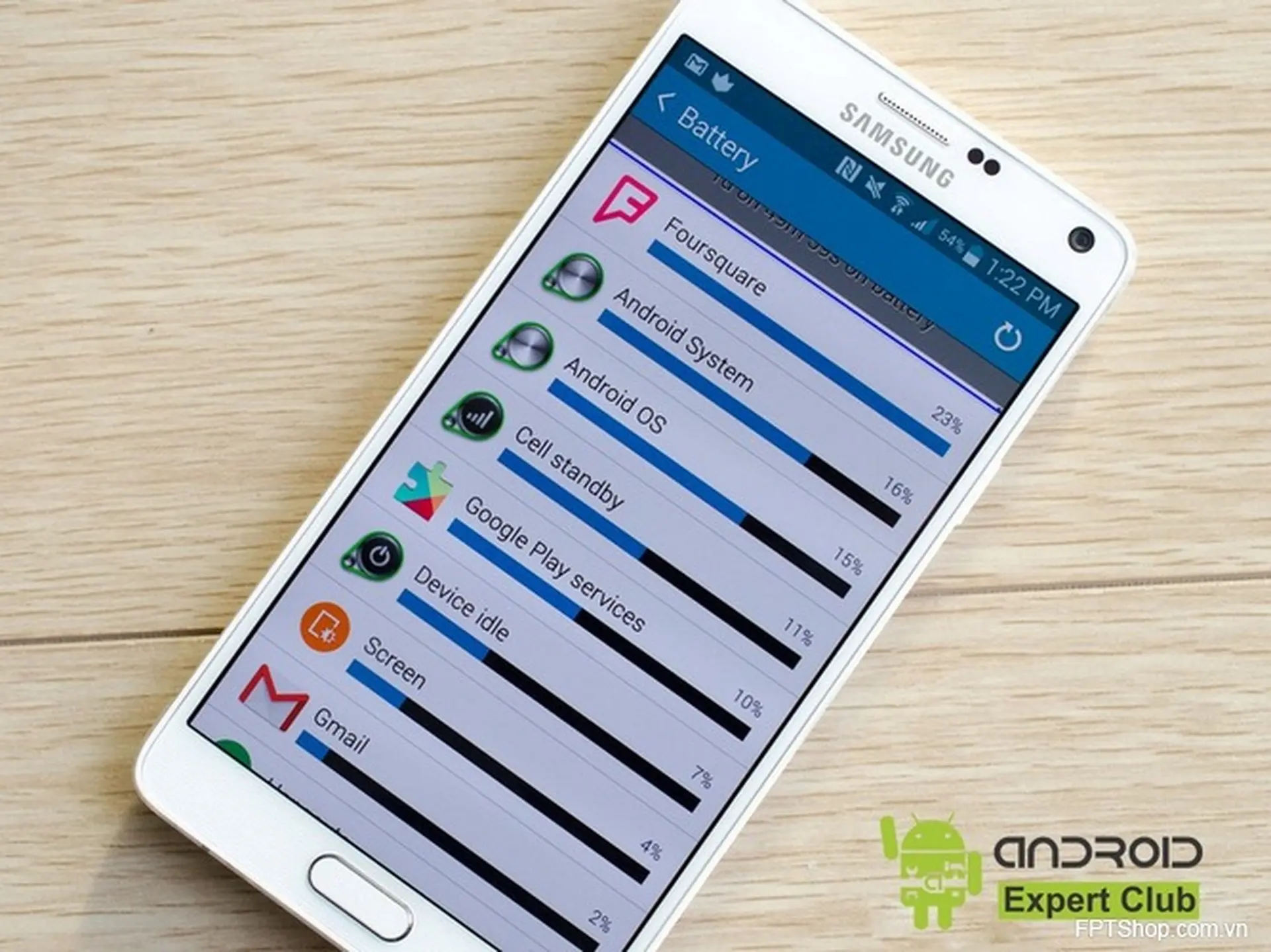 Mẹo sử dụng pin Galaxy Note 4 
