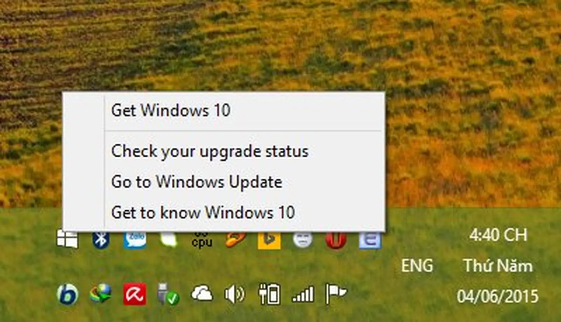 Gỡ biểu tượng Get Windows 10 (GWX)  trên Taskbar