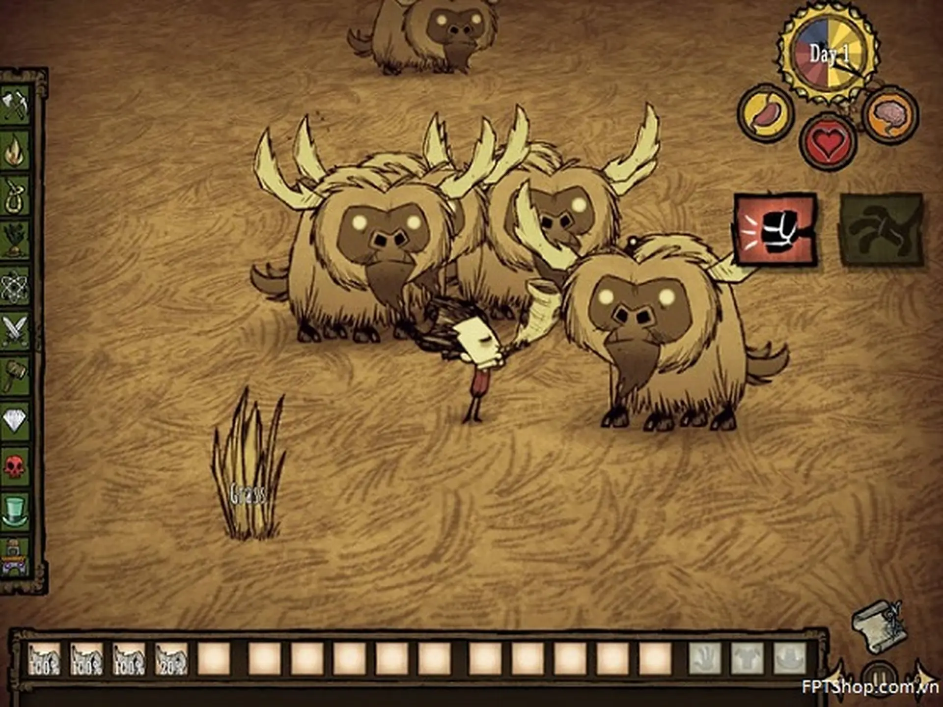Game sinh tồn Don't Starve chơi cực đã trên iPad