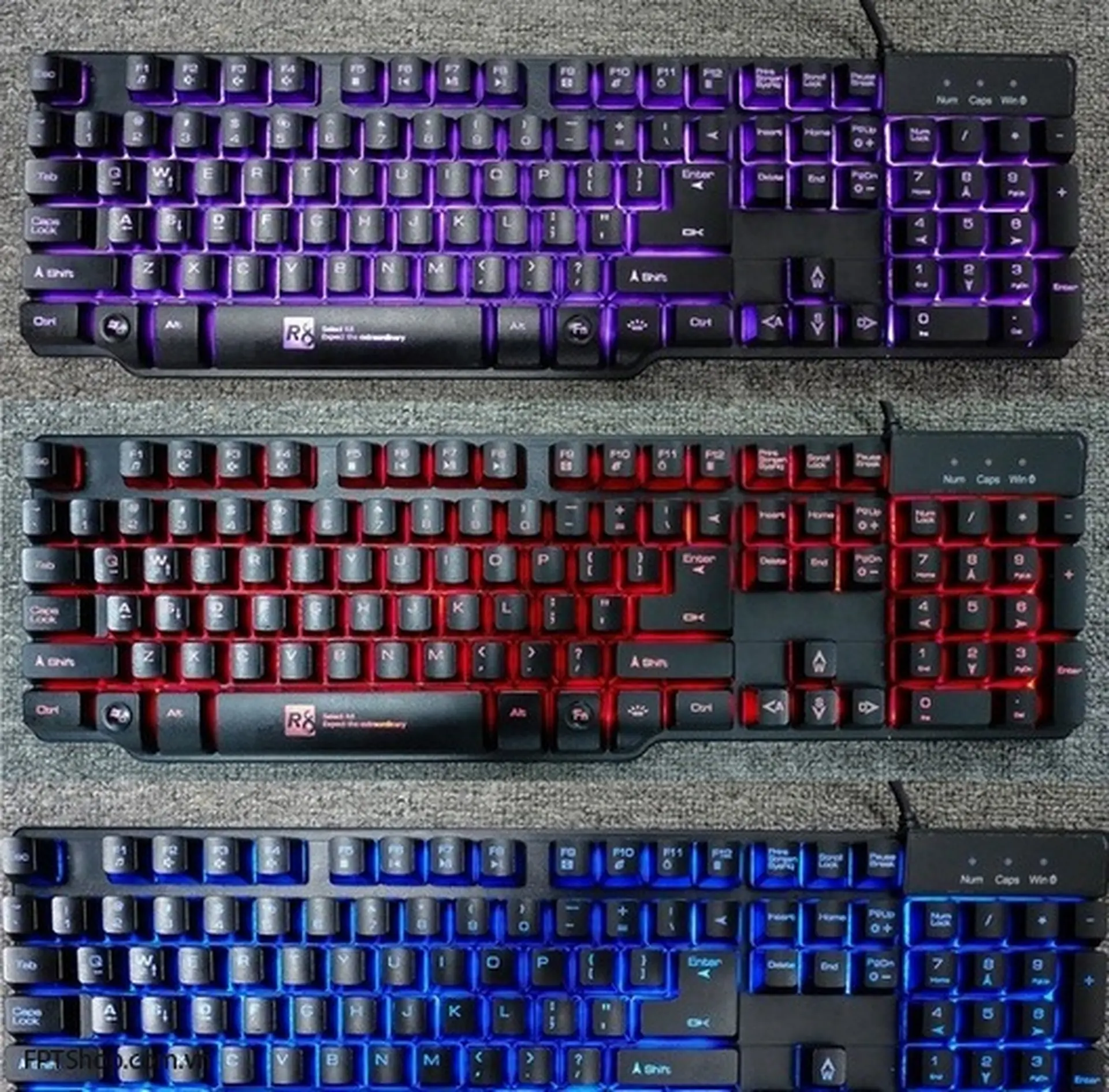 R8 kb-1818 bàn phím giả cơ cực chất cho game thủ