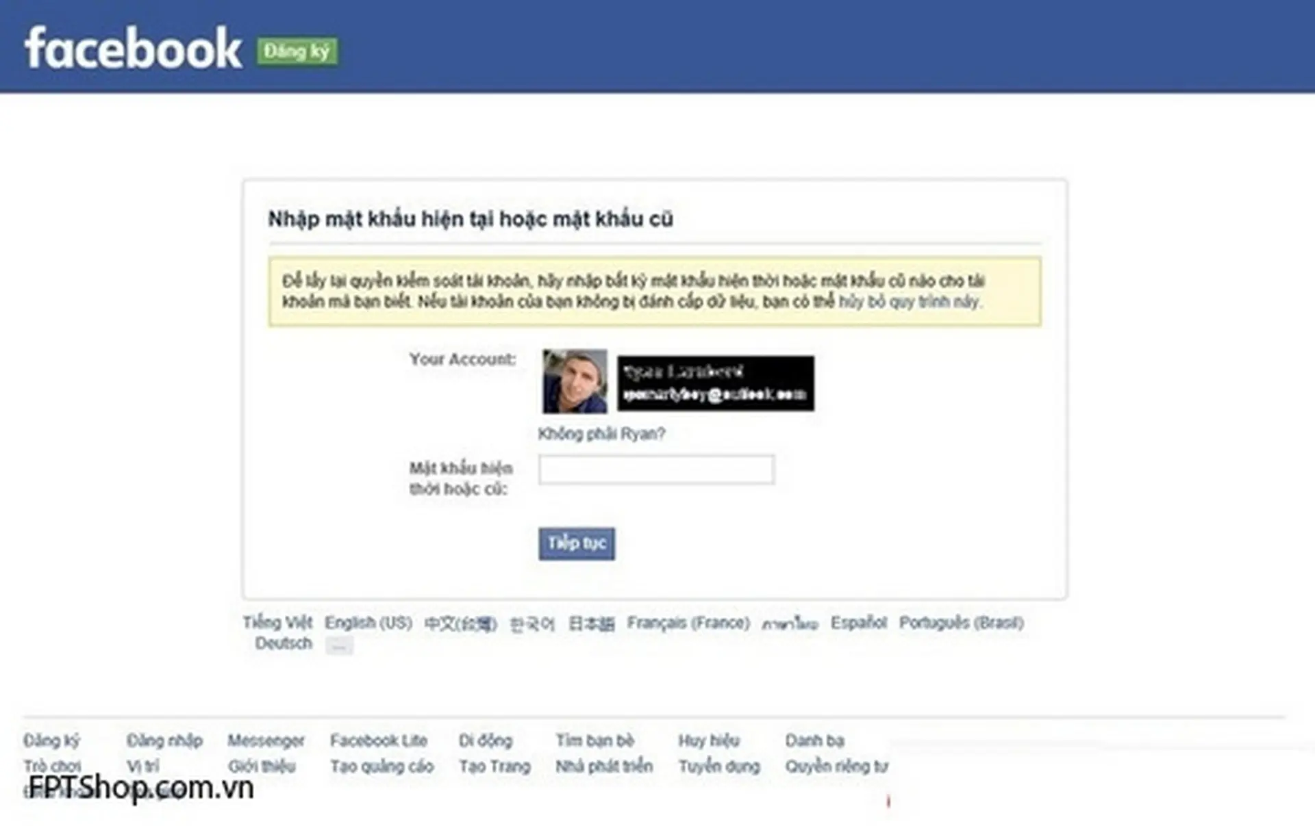 Làm thế nào khi tài khoản Facebook bị hack