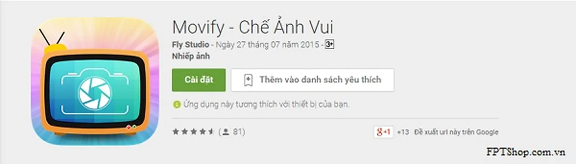 Lên sóng với ứng dụng Movify