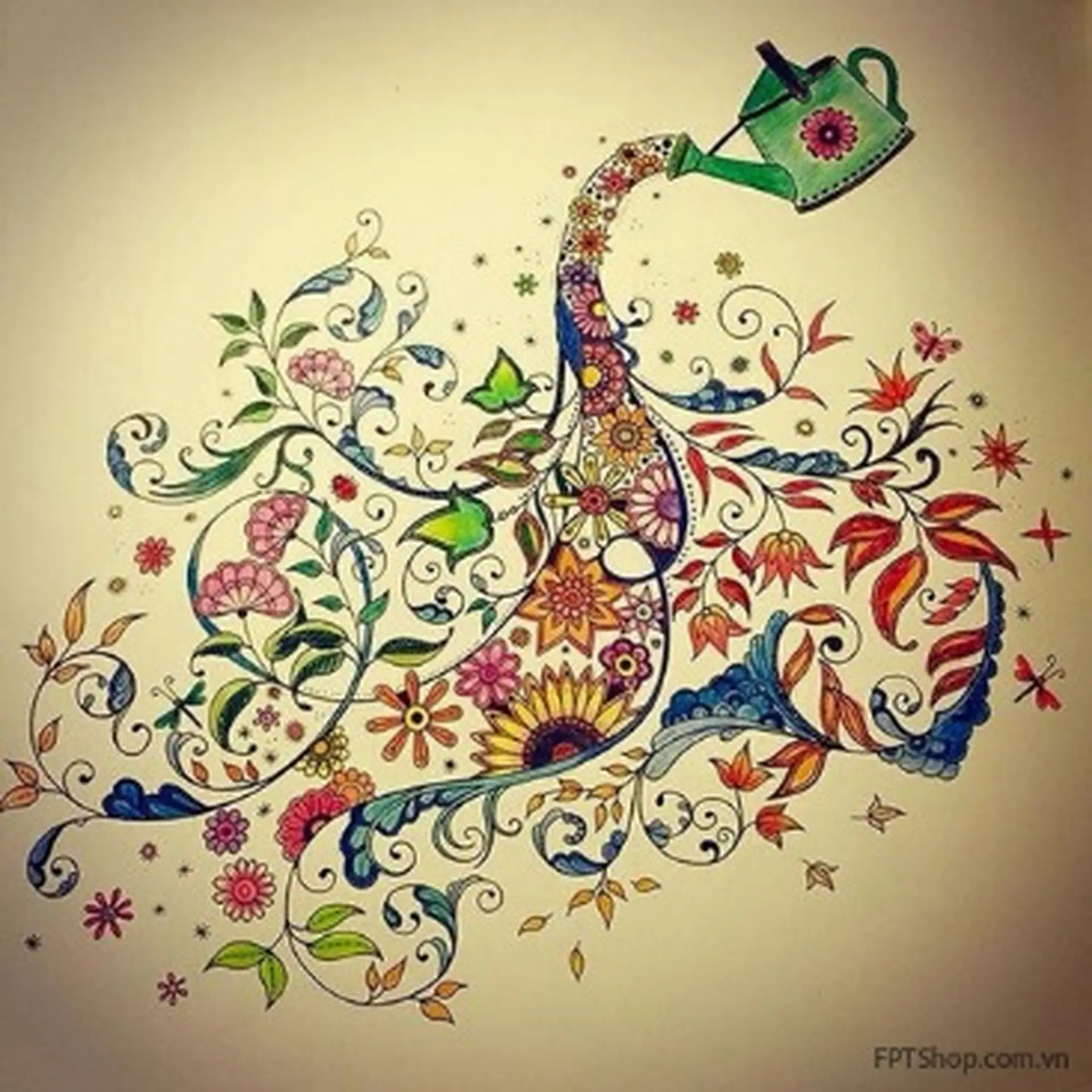 Cơn sốt sách tô màu dành cho người lớn trên Smartphone