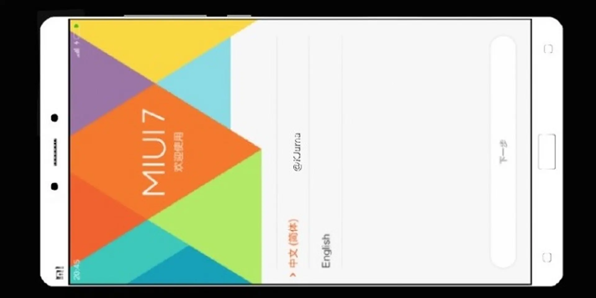 Mi Note 2 lại lộ thêm ảnh mới với nhiều màu sắc lạ