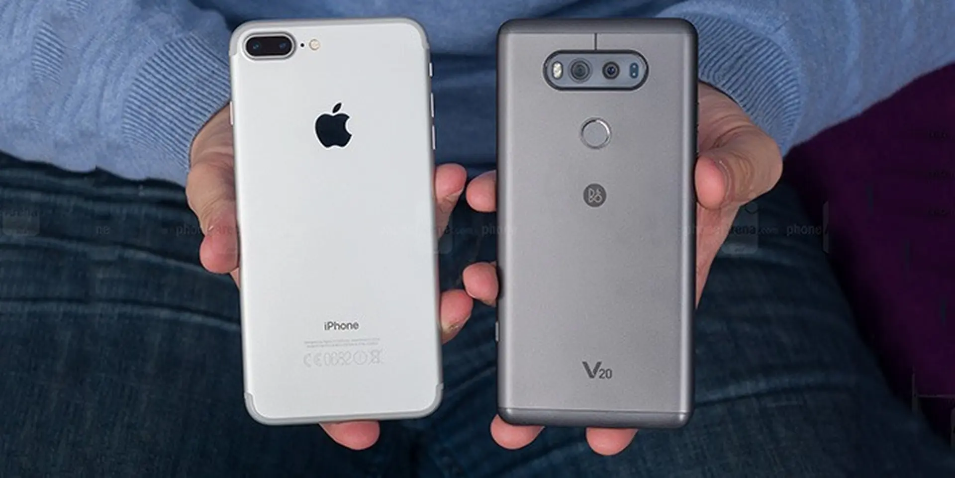 So sánh thiết kế Apple iPhone 7 Plus và LG V20: Bạn sẽ chọn iOS hay Android