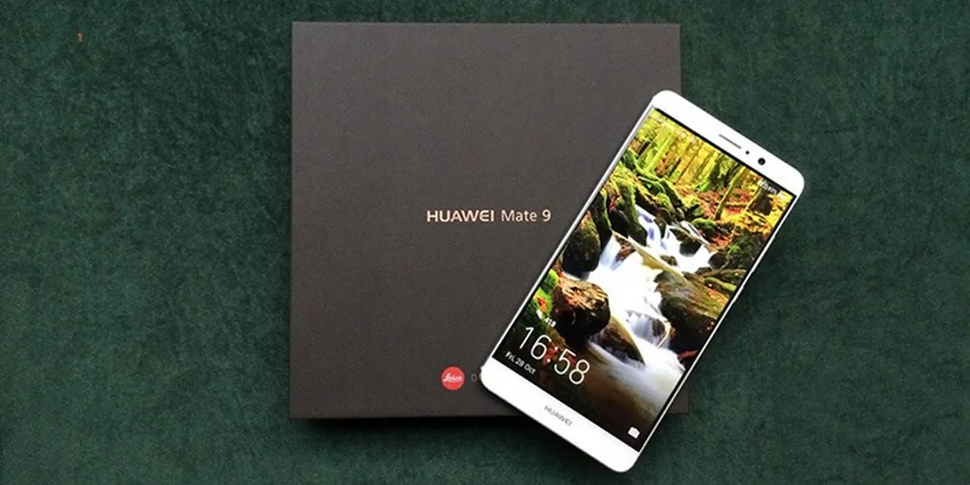 Huawei Mate 9 xuất hiện thực tế: Kim loại nguyên khối, camera kép Leica