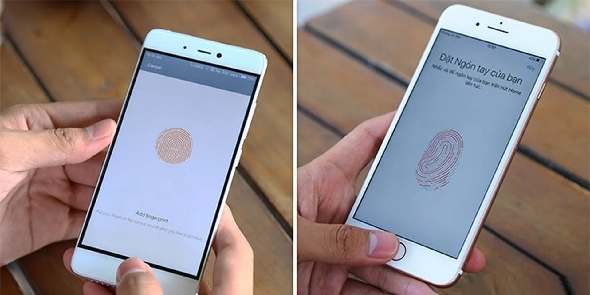 Thử nghiệm cảm biến vân tay Xiaomi Mi 5s và iPhone 7 Plus: Sense ID đối đầu Touch ID 2.0