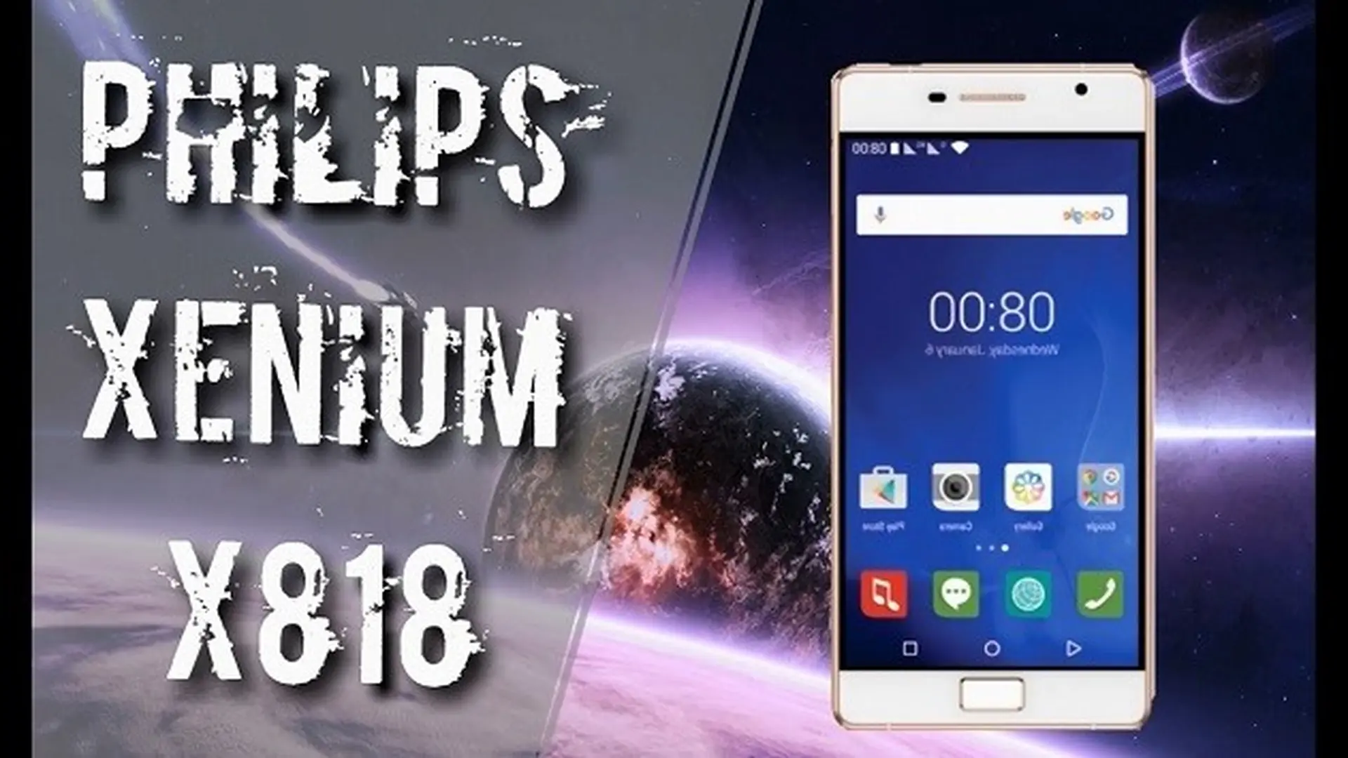 Philips Xenium X818 chính thức ra mắt, chip Helio P10, RAM 3GB
