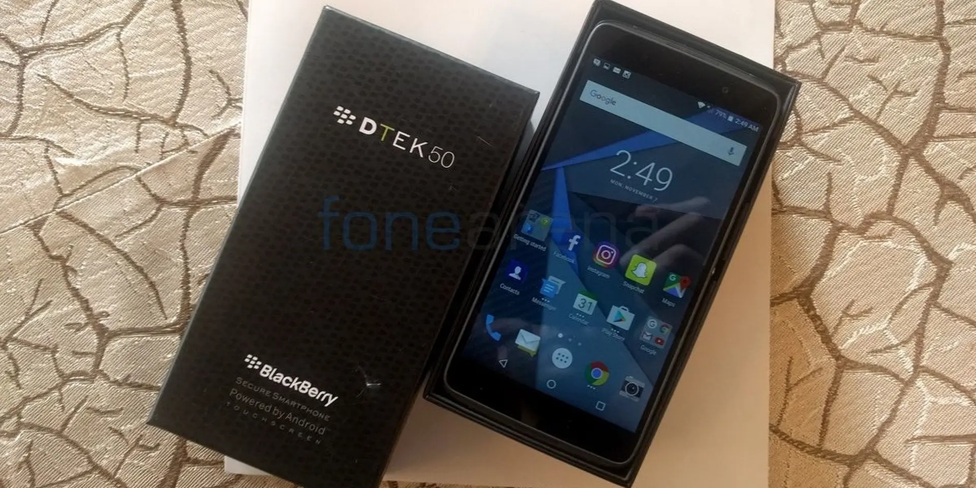 Lộ diện hình ảnh thực tế của chiếc smartphone siêu bảo mật BlackBerry DTEK50