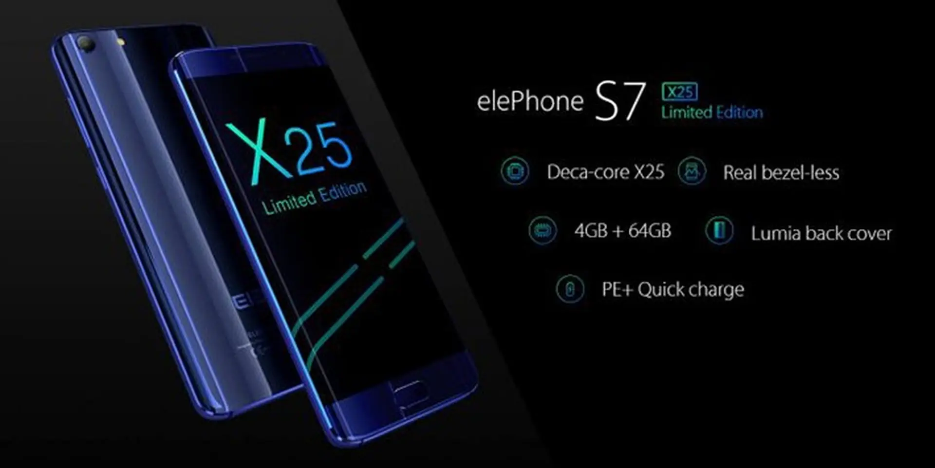 Elephone S7 bản giới hạn được bán ra, chạy Helio X25