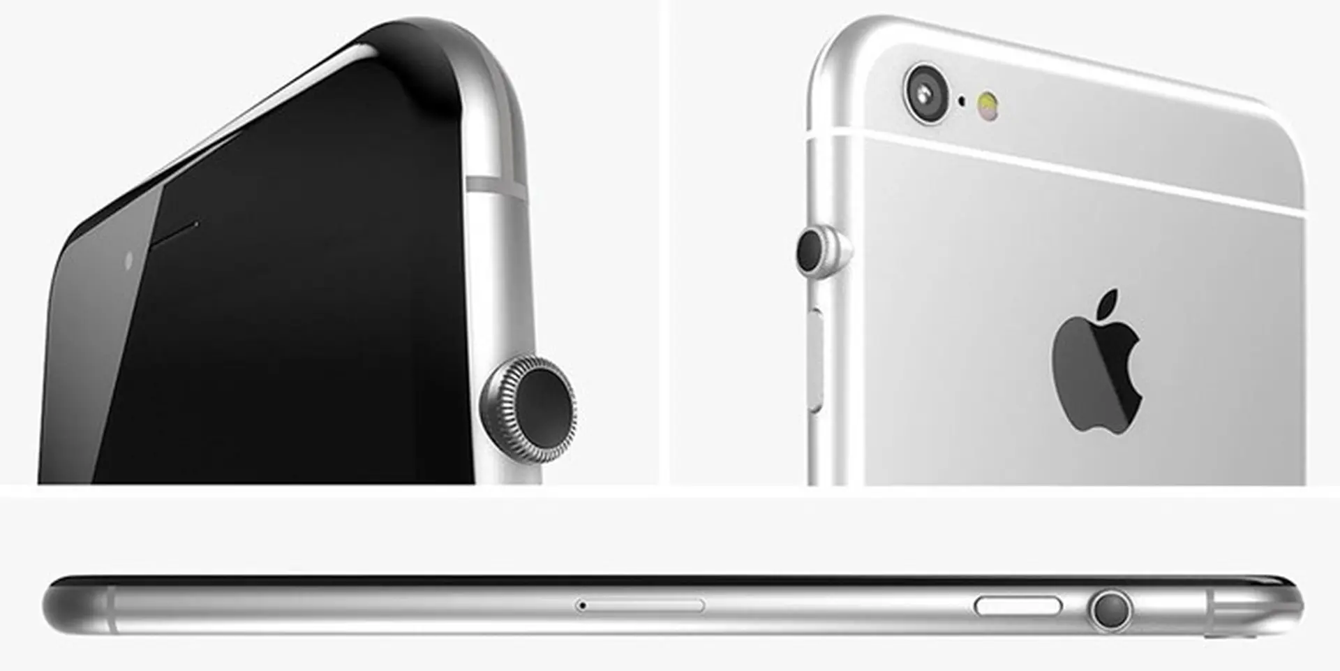 Hình ảnh về ý tưởng mang núm xoay điện tử Digital Crown lên iPhone