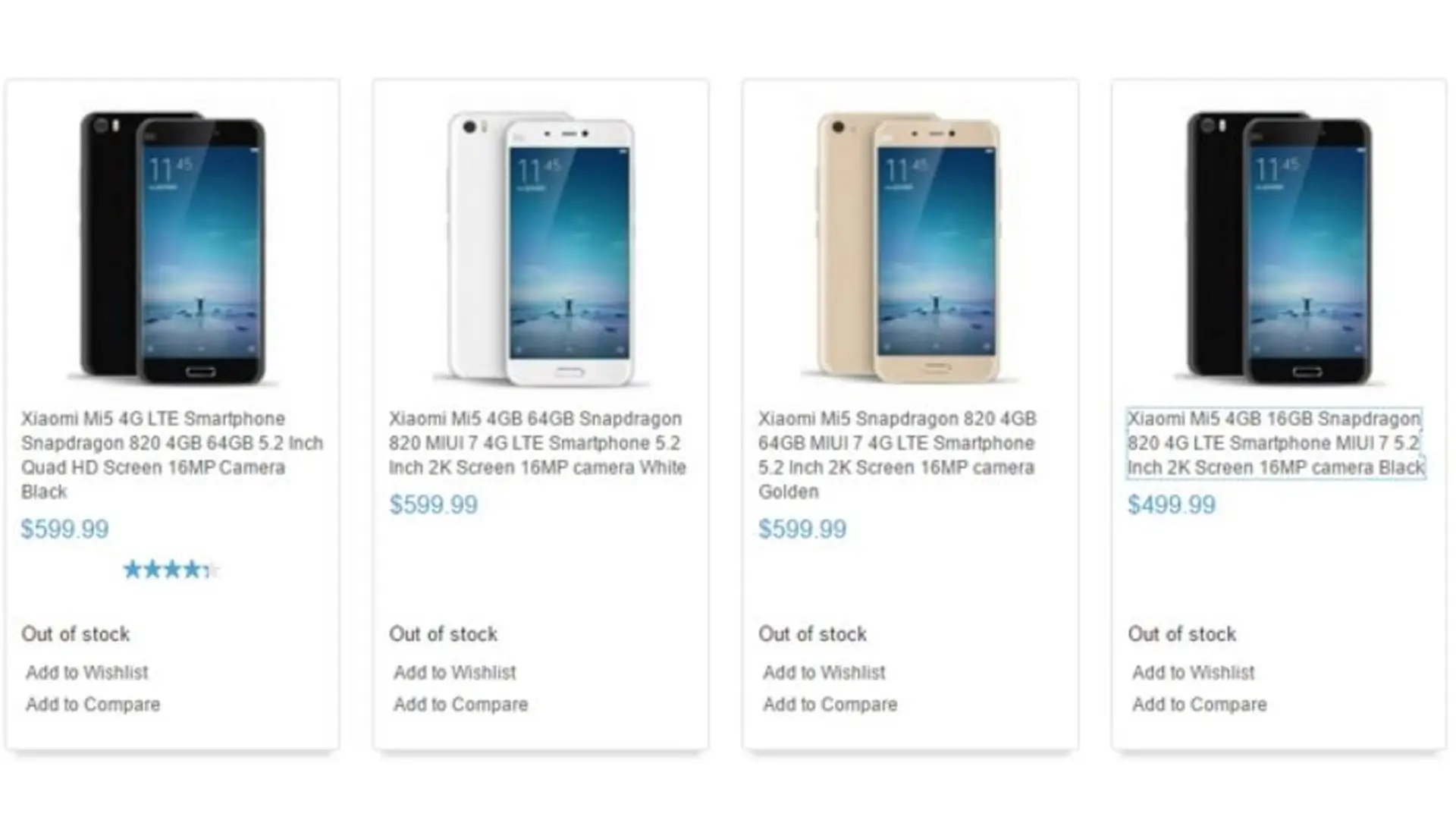 Xiaomi Mi 5 lộ giá bán lẻ, từ 499,99 USD