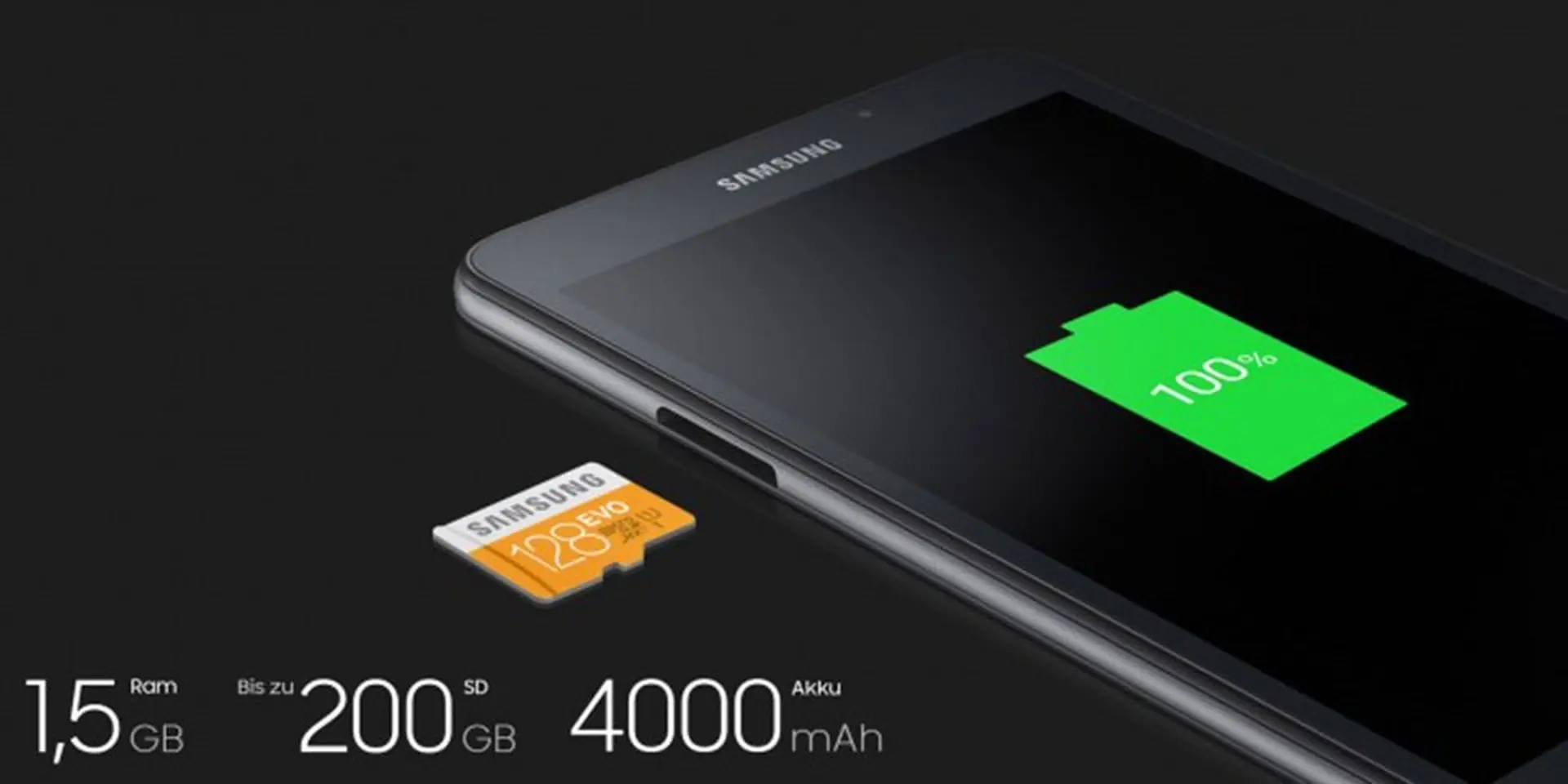 Samsung âm thầm ra mắt máy tính bảng mới Galaxy Tab A 2016