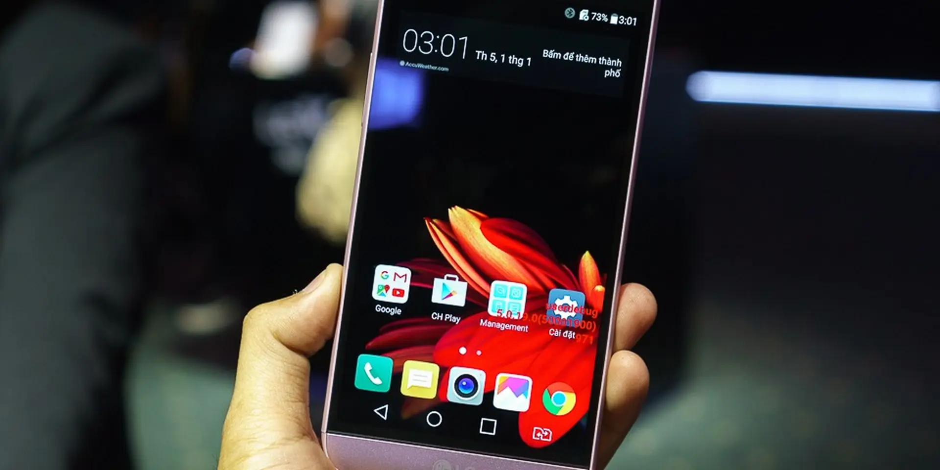 LG lí giải nguyên nhân vì sao LG G5 hiển thị hết ứng dụng ra màn hình chính 