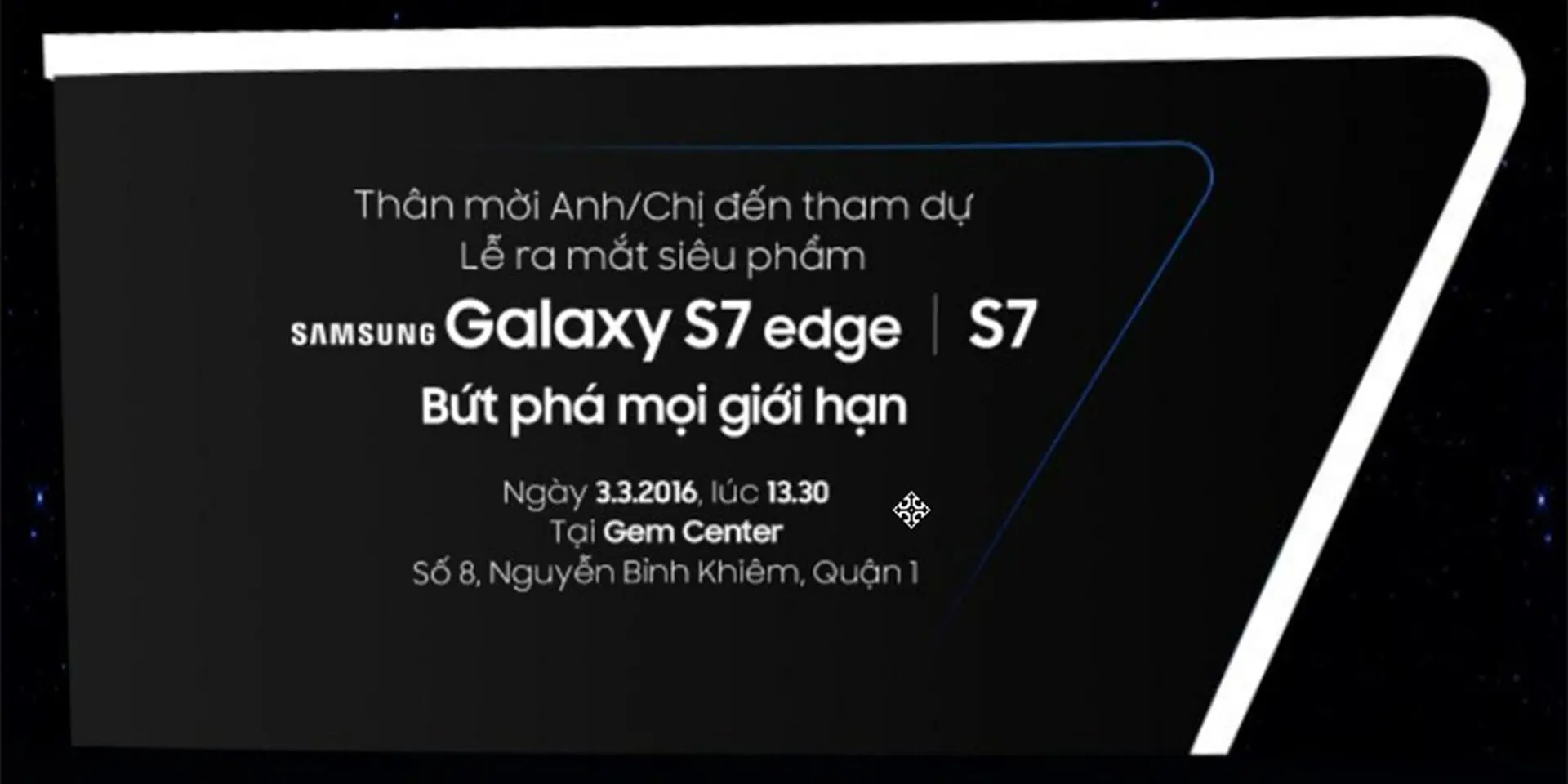 Samsung gửi thư mời sự kiện ra mắt Galaxy S7, S7 edge ngày 3/3