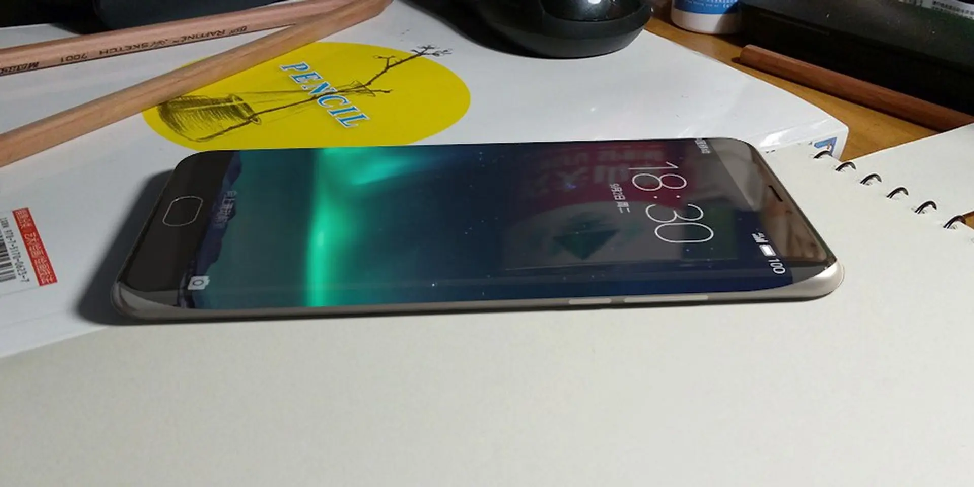Hình ảnh Meizu Pro 6 với màn hình cong 2 cạnh