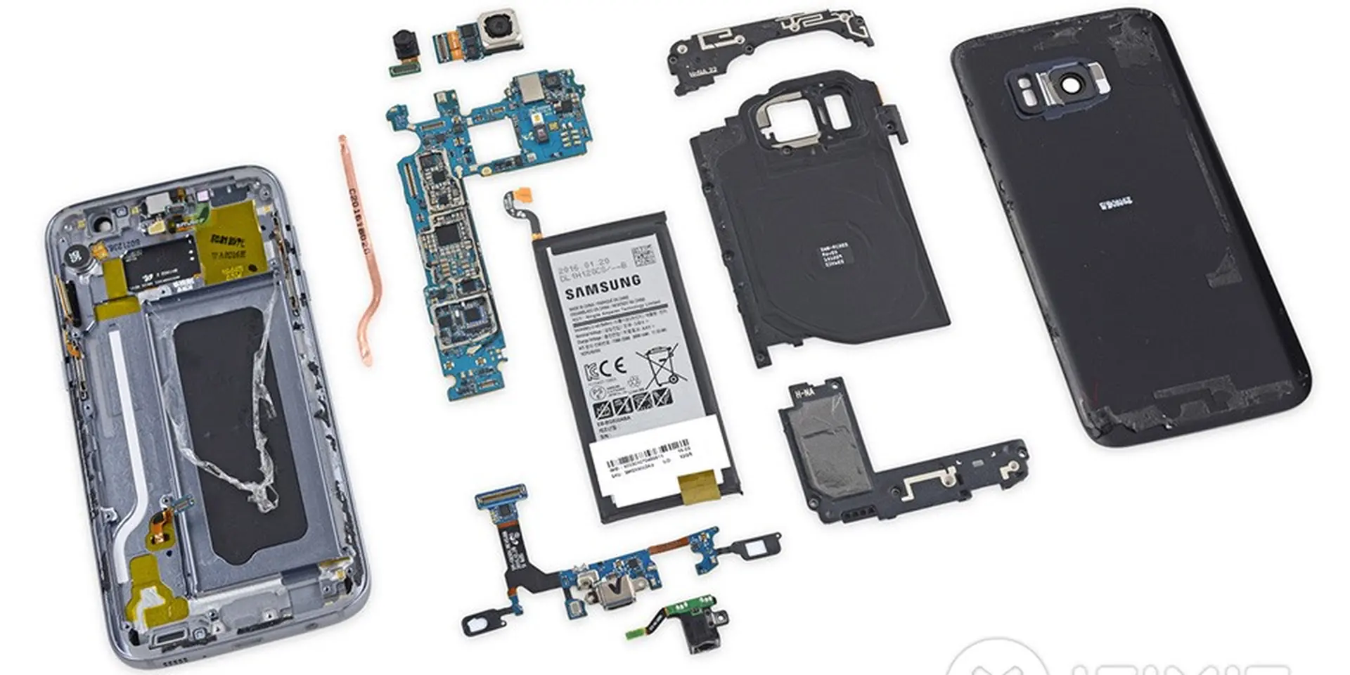 "Mổ bụng" Samsung Galaxy S7 từ iFixit
