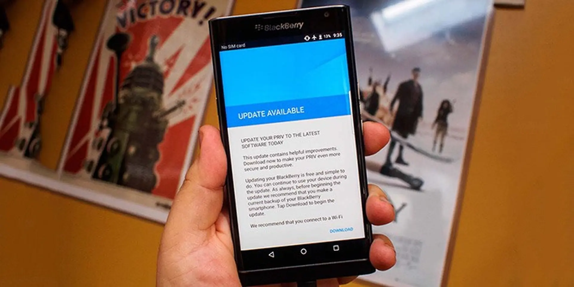 BlackBerry Priv bắt đầu nhận được Android 6.0 Marshmallow