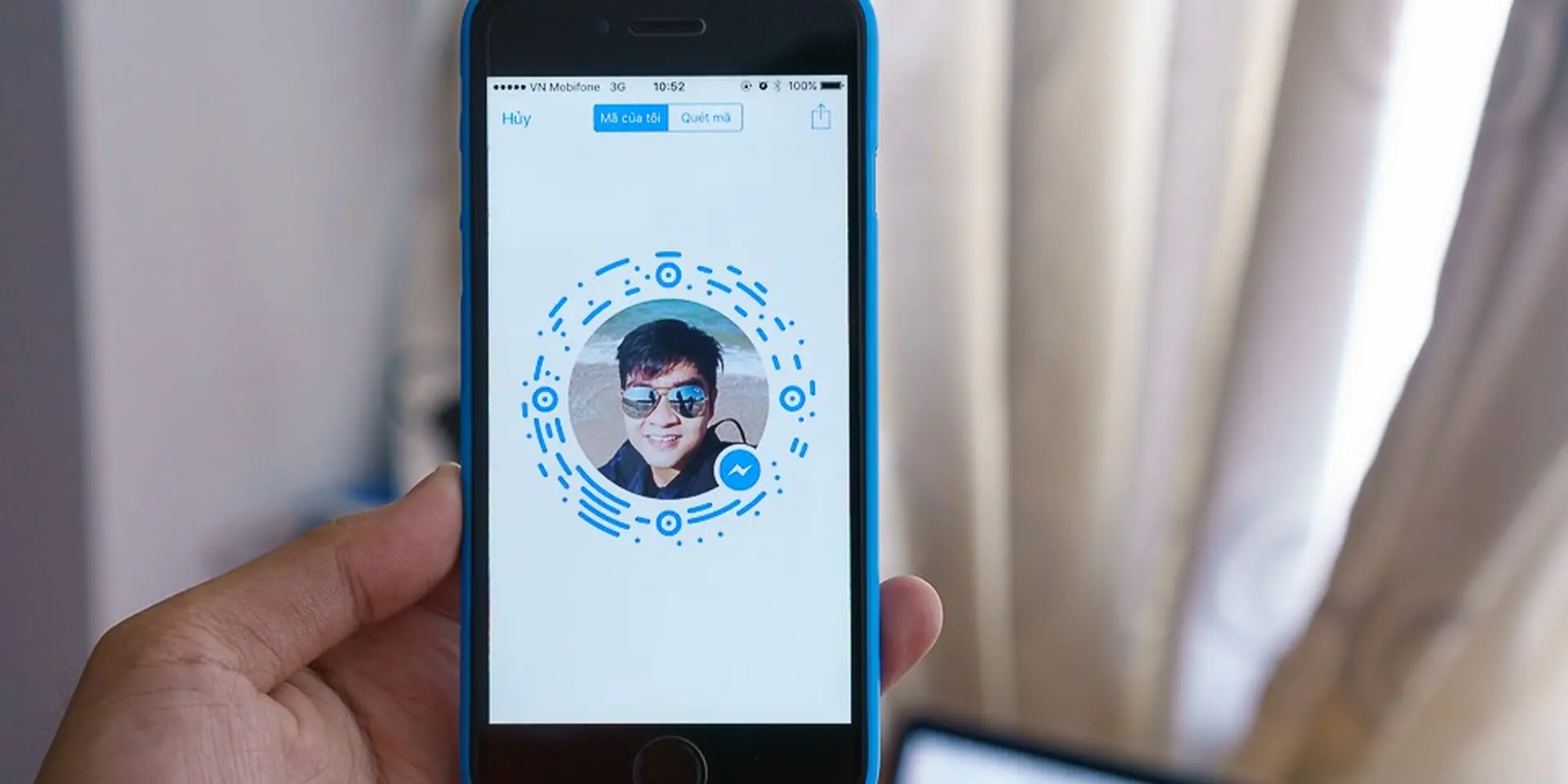Đã có thể quét mã code để trò chuyện trên Facebook Messenger 