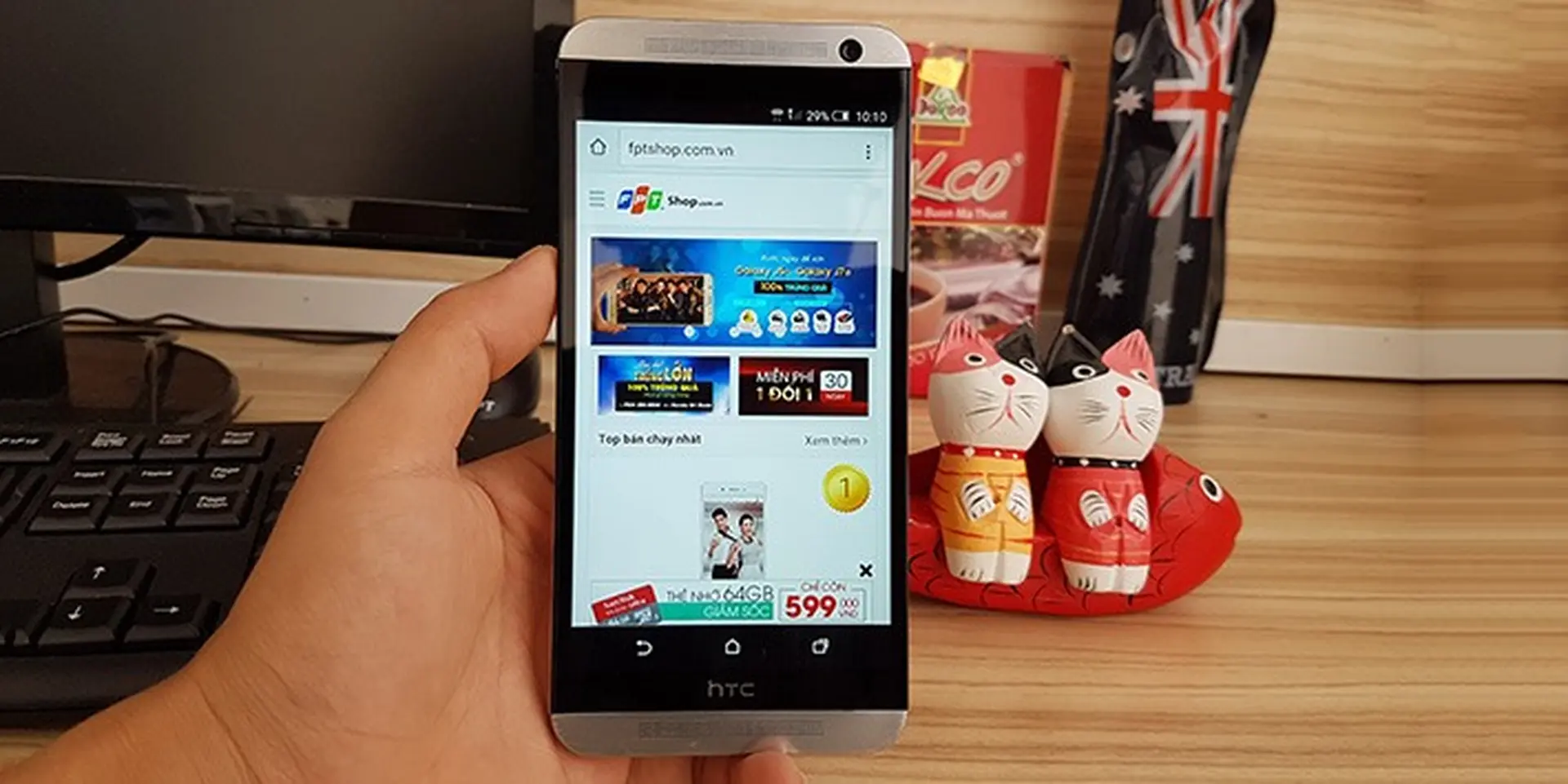 Trên tay HTC One E9 Dual SIM: Thiết kế trẻ trung, mỏng và nhẹ