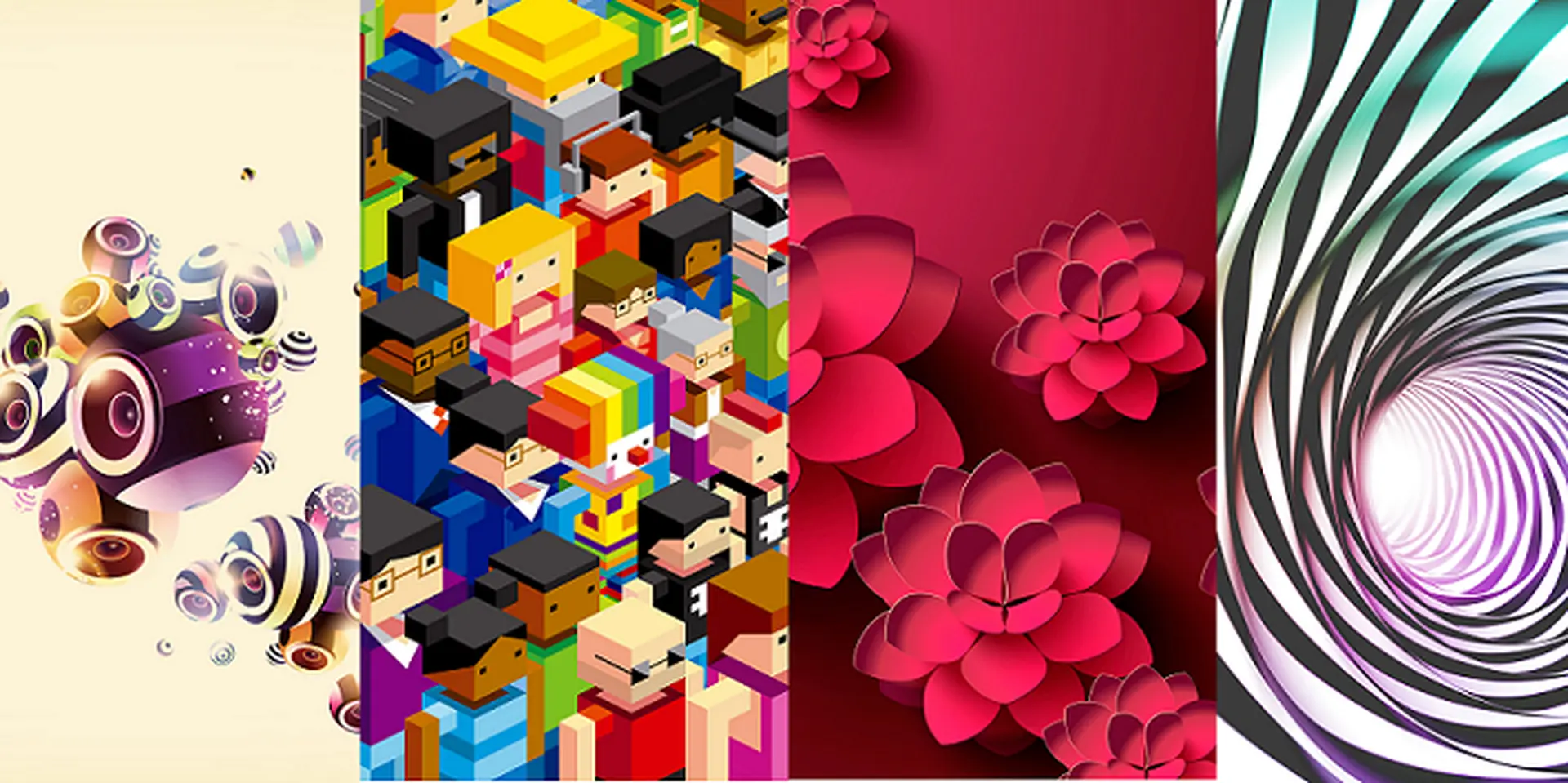 Mời tải về bộ hình nền 3D rực rỡ đẹp nhất tuần này