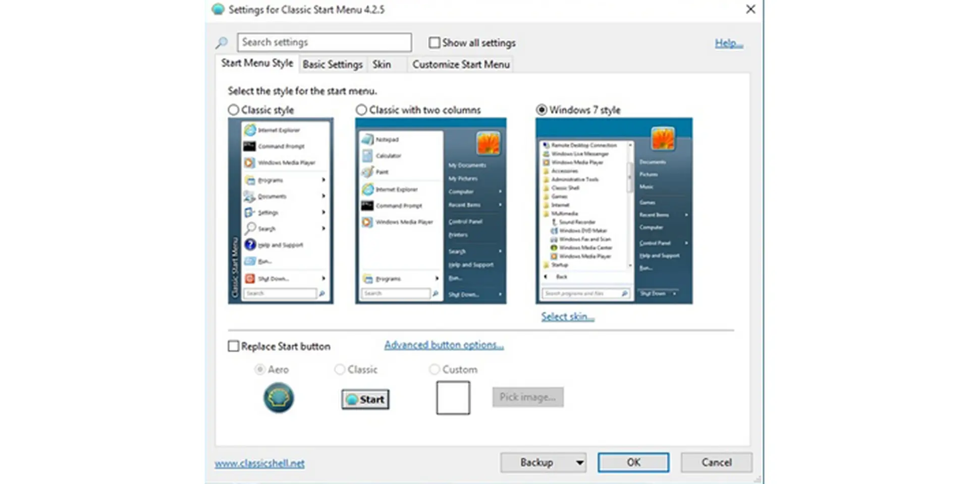 Tùy biến trình đơn Start trên Windows 10 về Windows 7